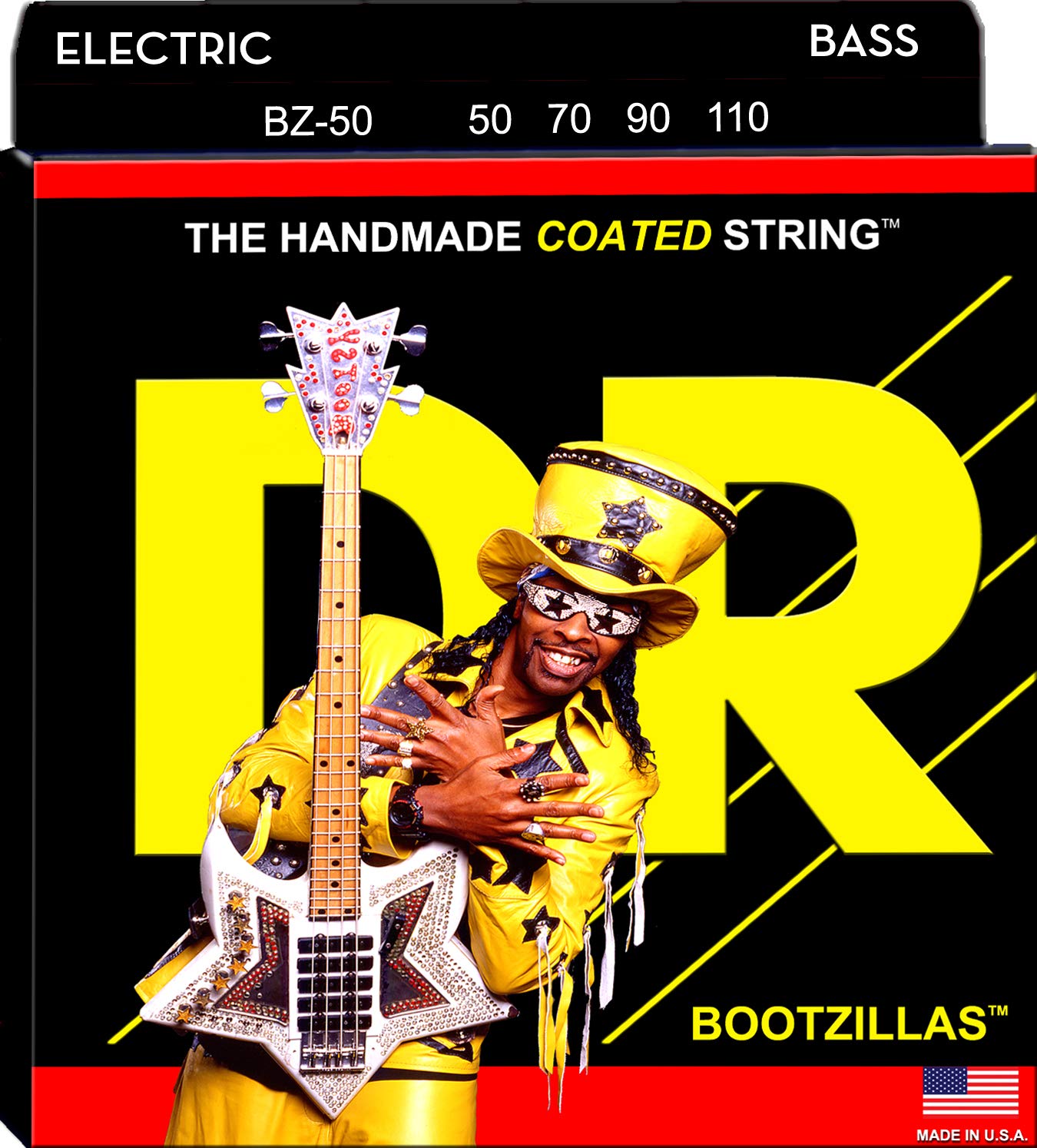 Dr Strings Bass Strings, Bootzillas - Bootsy Collins Signature, 50-110
