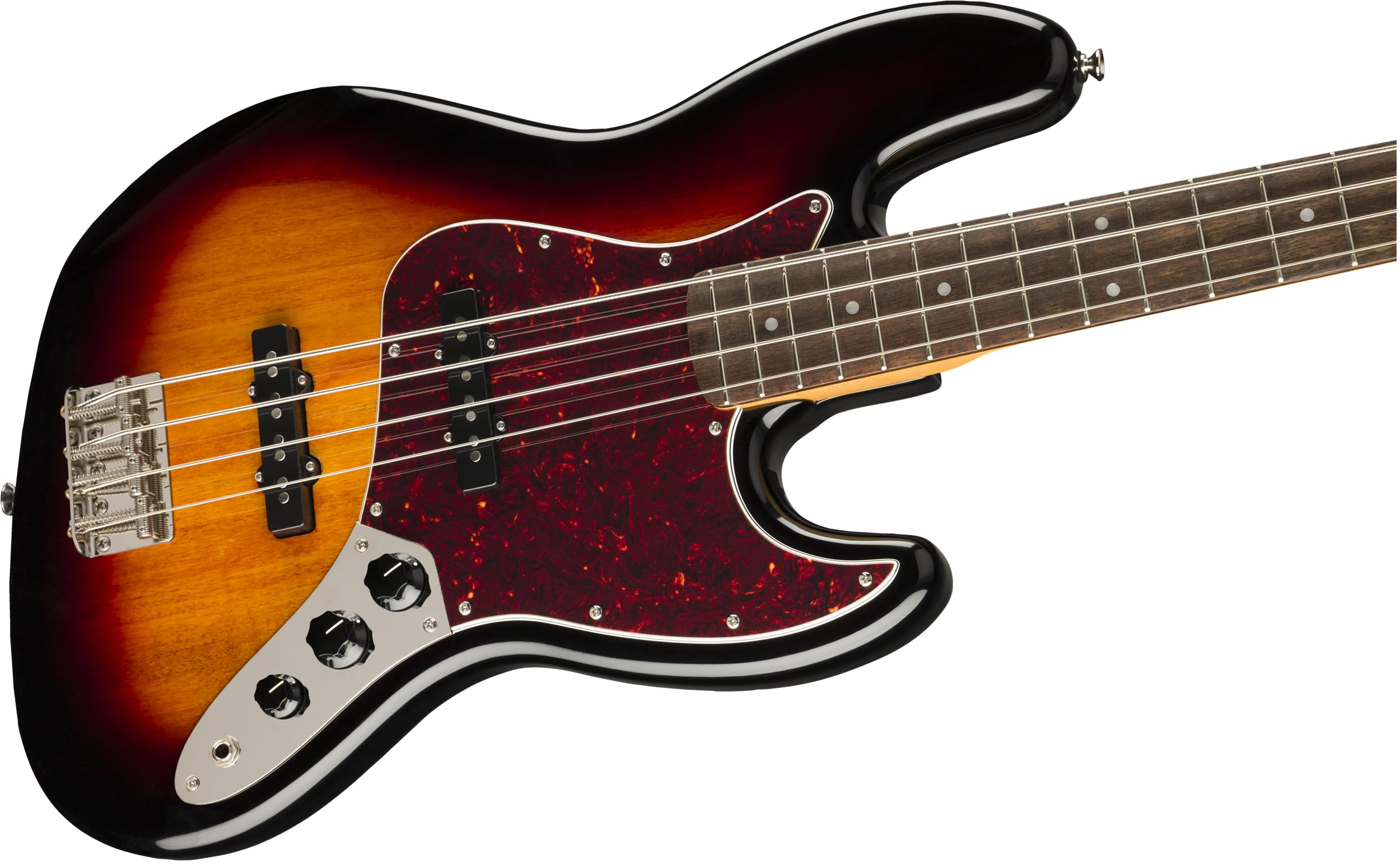 Squier Classic Vibe 60s Jazz Bass, 3-Color Sunburst, Laurel Fingerboard