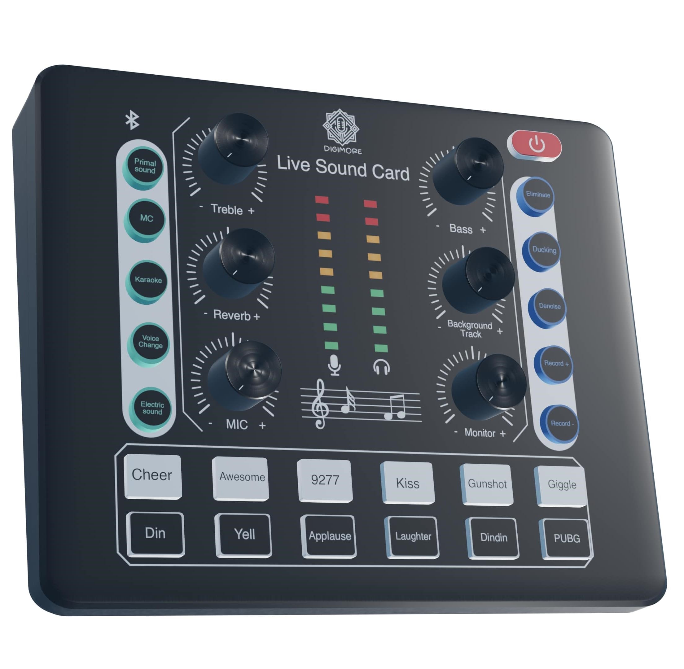 Digimore D-220 Audio Mixer With Usb Connectivity, Perfect For Live Streaming/Podcasting/Gaming