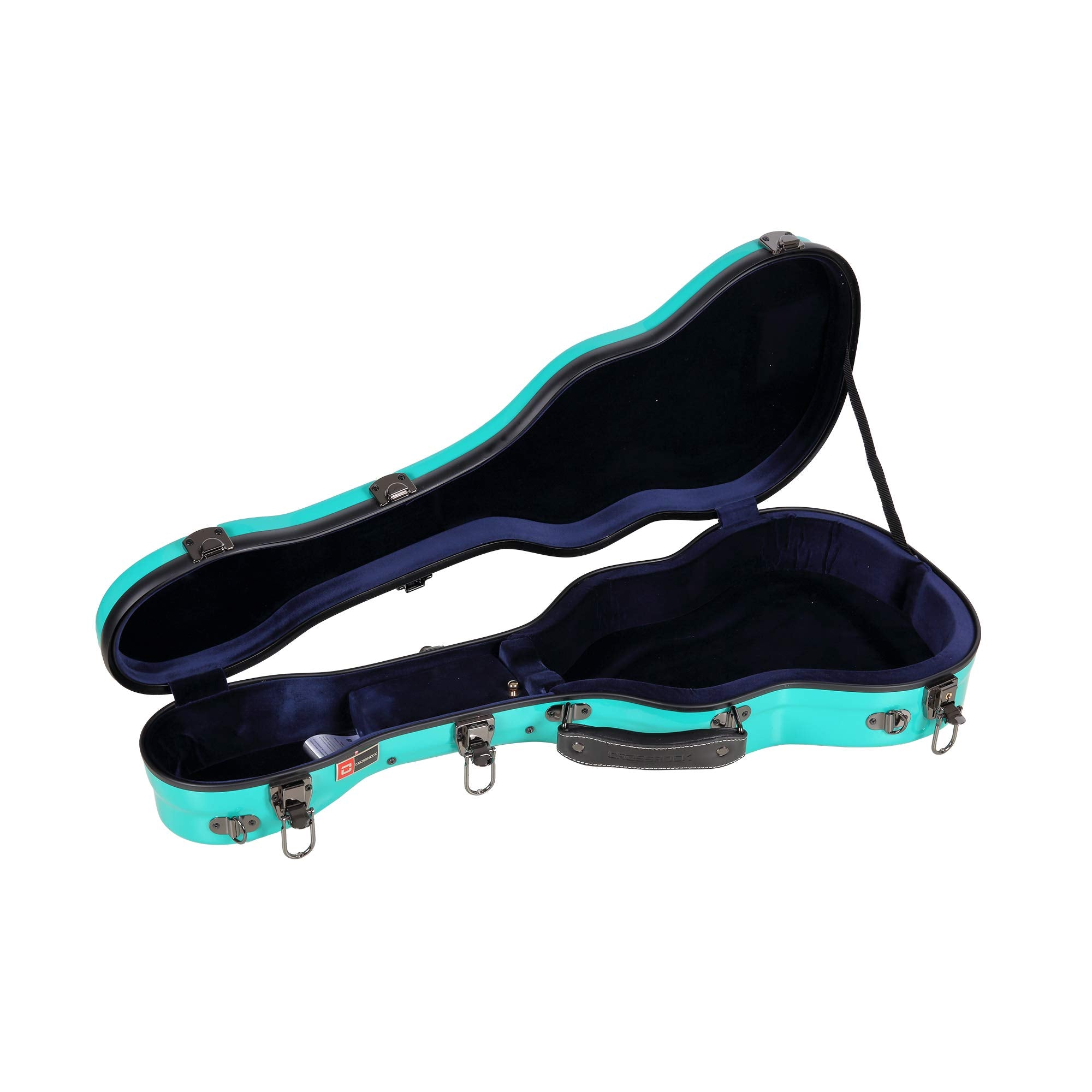 Crossrock Thick Padded Hardshell Fiberglass Turquoise Tenor Ukulele Case (CRF1020TUTU)