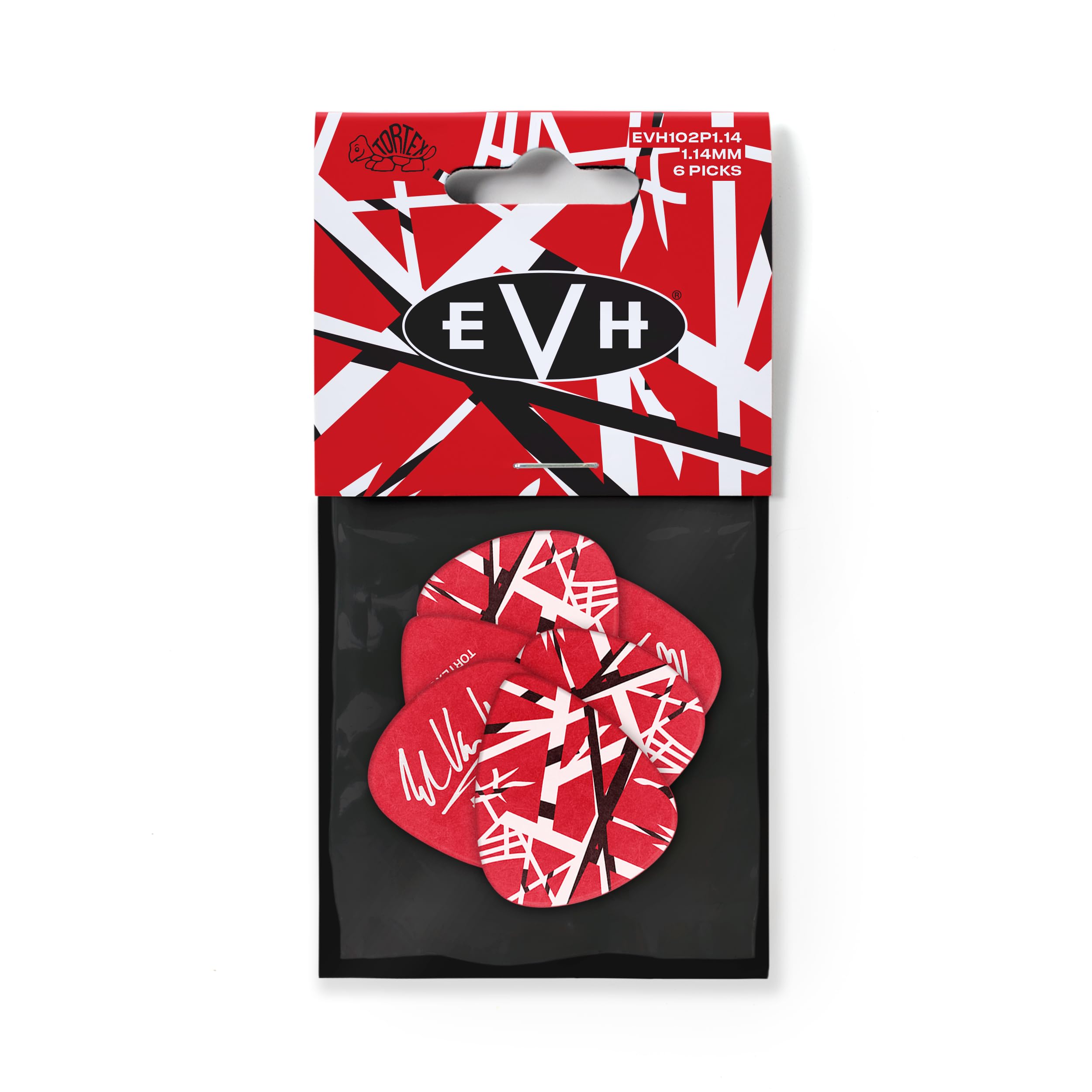 Jim Dunlop EVH Tortex Frankenstein Picks 1.14mm - 6 Pack
