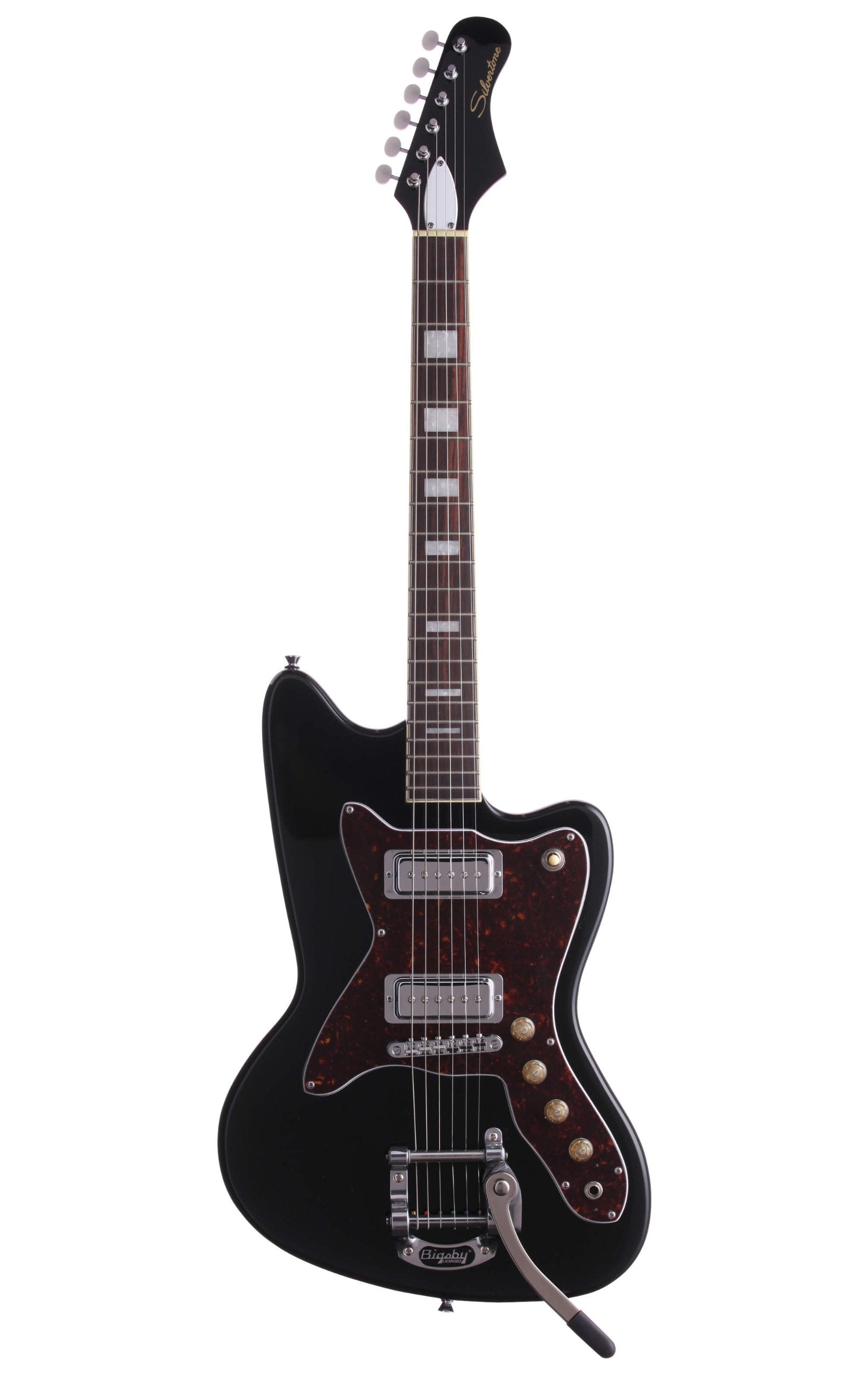 Silvertone Classic 1478 BK Electric Guitar, Gloss black