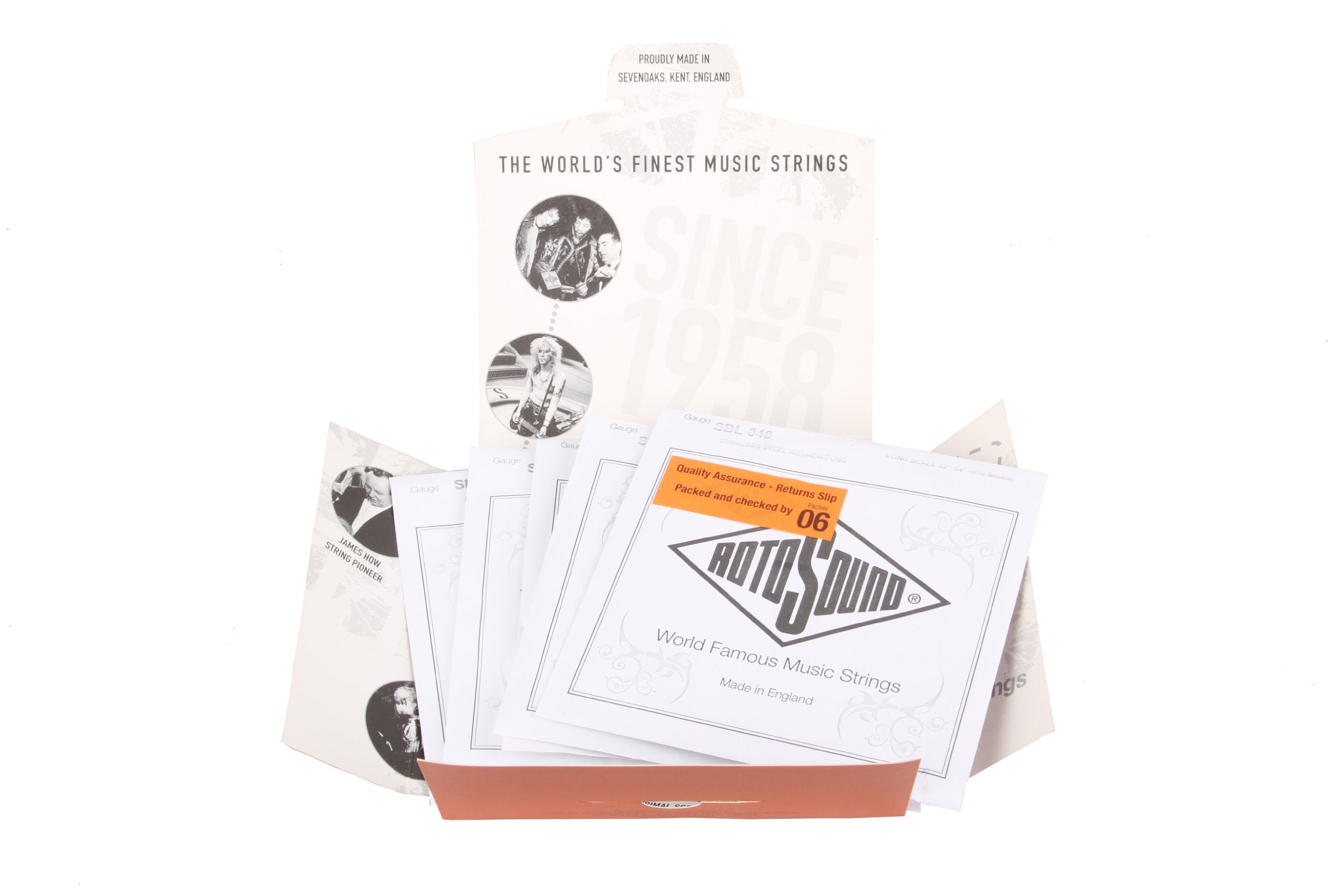 Rotosound SM665 Swing Bass 66 Stainless Steel 5 String Bass Guitar Strings (40 60 80 100 125)