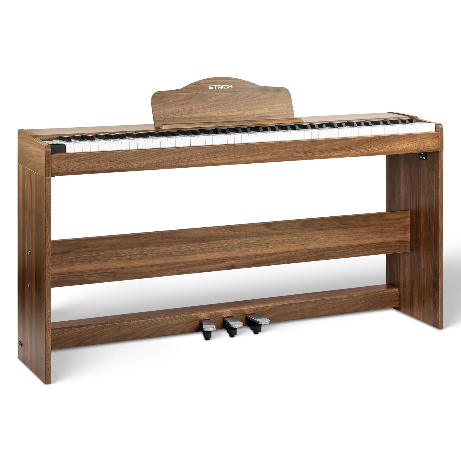 STRICH Digital Piano 88 Keys, Hammer-Action Weighted Keyboard, Full size Electric Piano Keyboard with Furniture Stand, 25Wx2 Spe