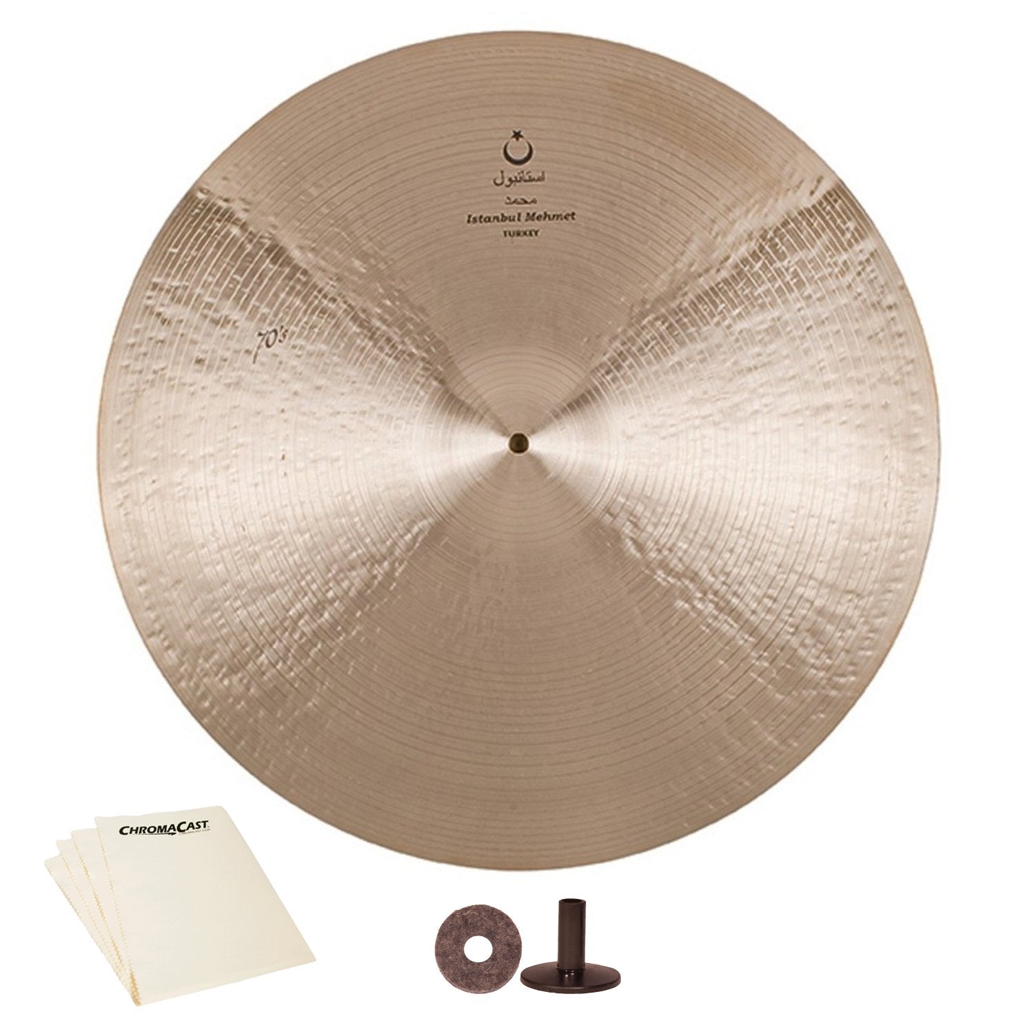 Istanbul Mehmet Cymbals Nostalgia 70S Ride, 20 (JF-N70-R20-KIT-1)