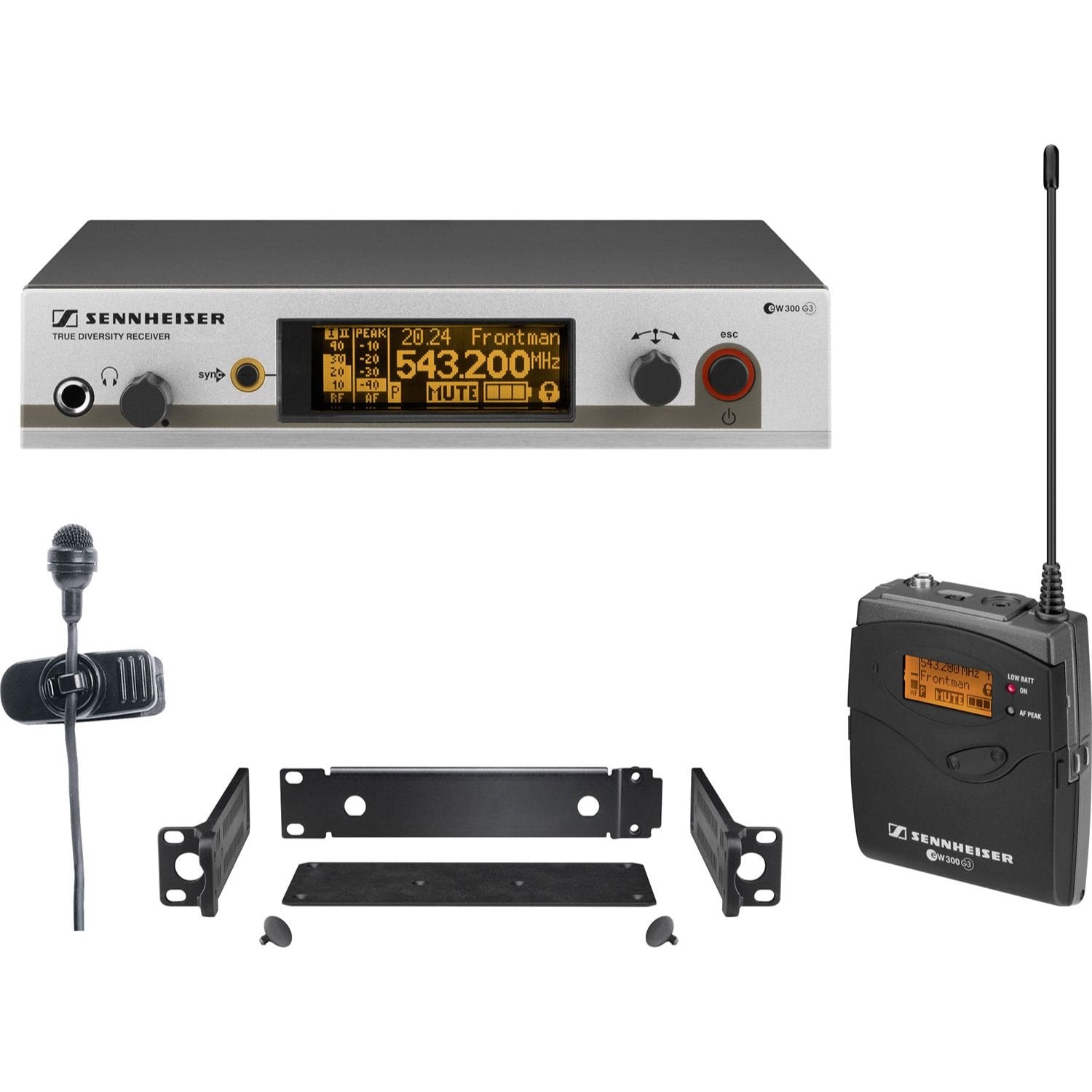 Sennheiser Consumer Audio Compatible with Sennheiser EW 322 G3-A-US compact cardioid clip-on microphone EW system