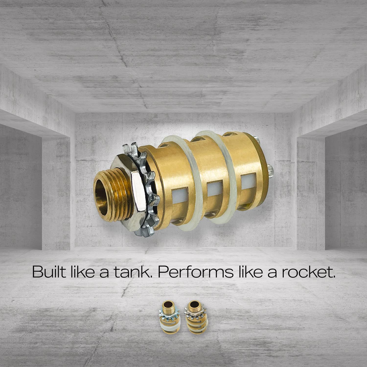 QiJack Stereo TRS Output Jack for Guitar/Bass with Mounting Hardware