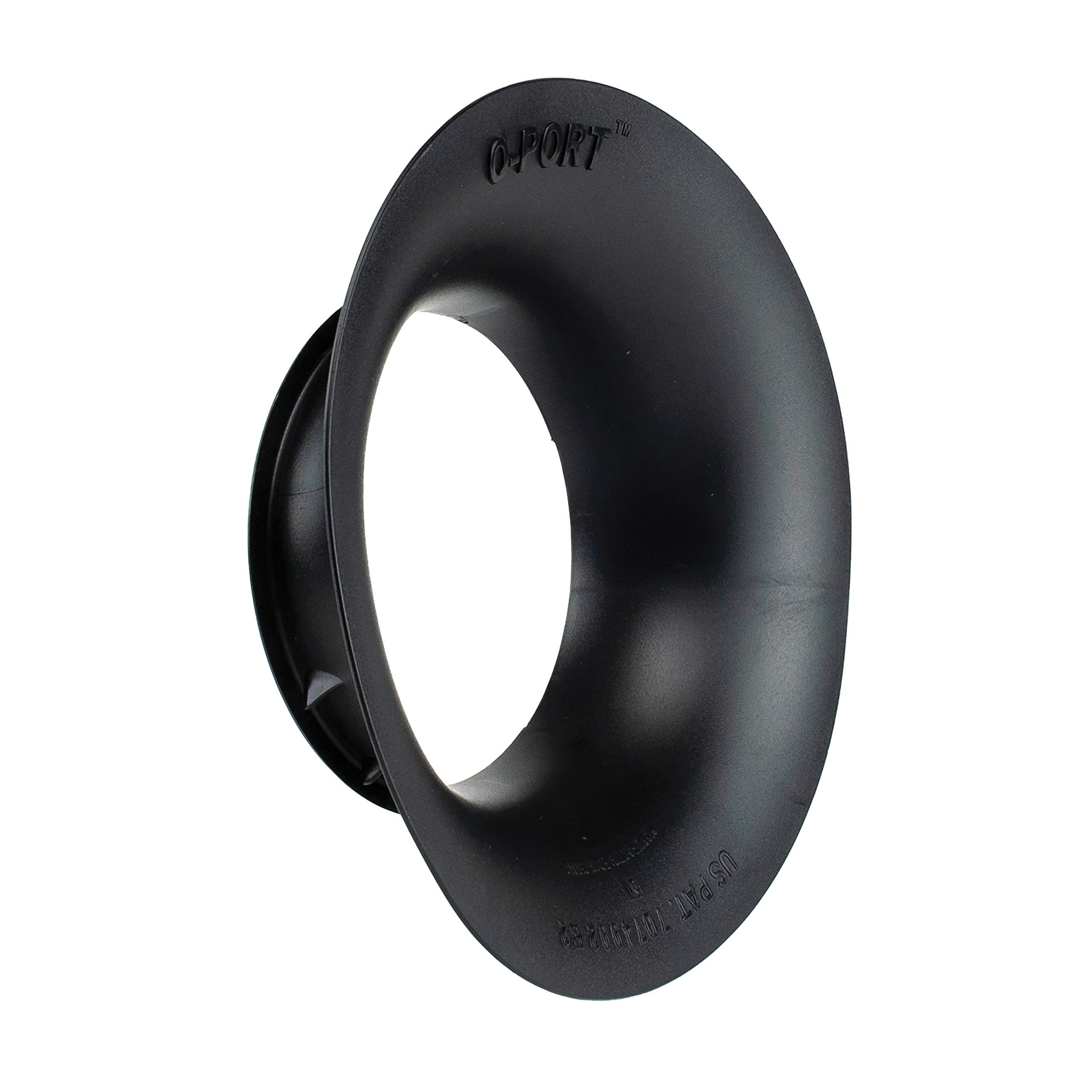 D'Addario Accessories O-Port Sound Enhancement For Acoustic Guitar, Large, Black