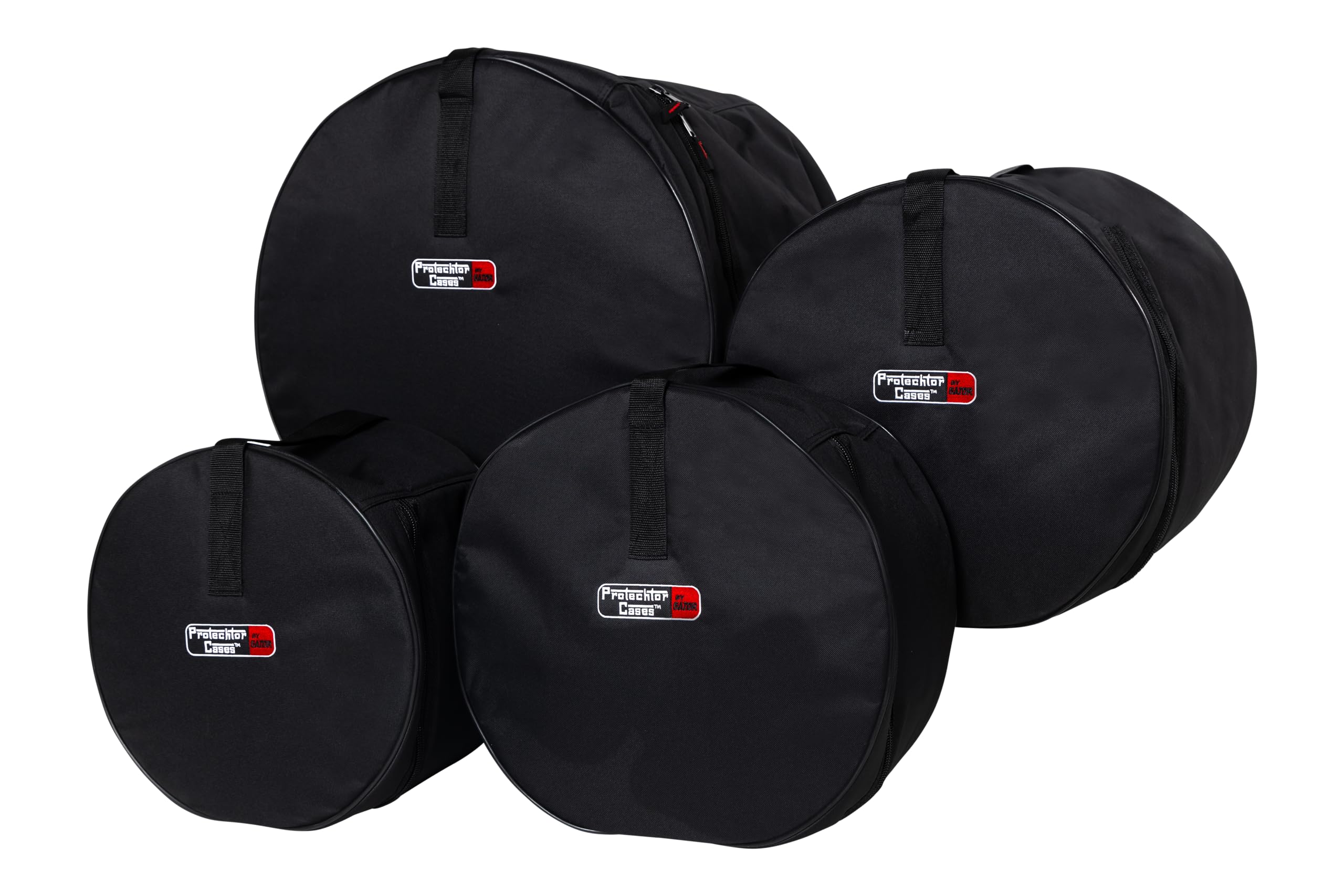 Gator Cases Bop Drum Set Bags: 18x14, 12x8, 14x14, and 14x5.5; (GP-BOP-100)