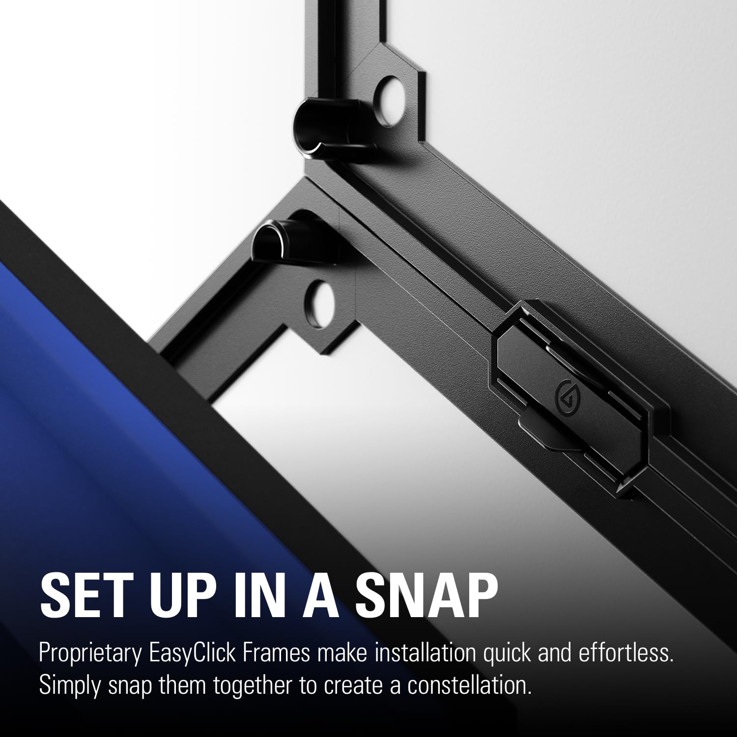 Elgato Wave Panels: 6 acoustic treatment panels, dual density foam, proprietary EasyClick frames, modular design, easy setup and