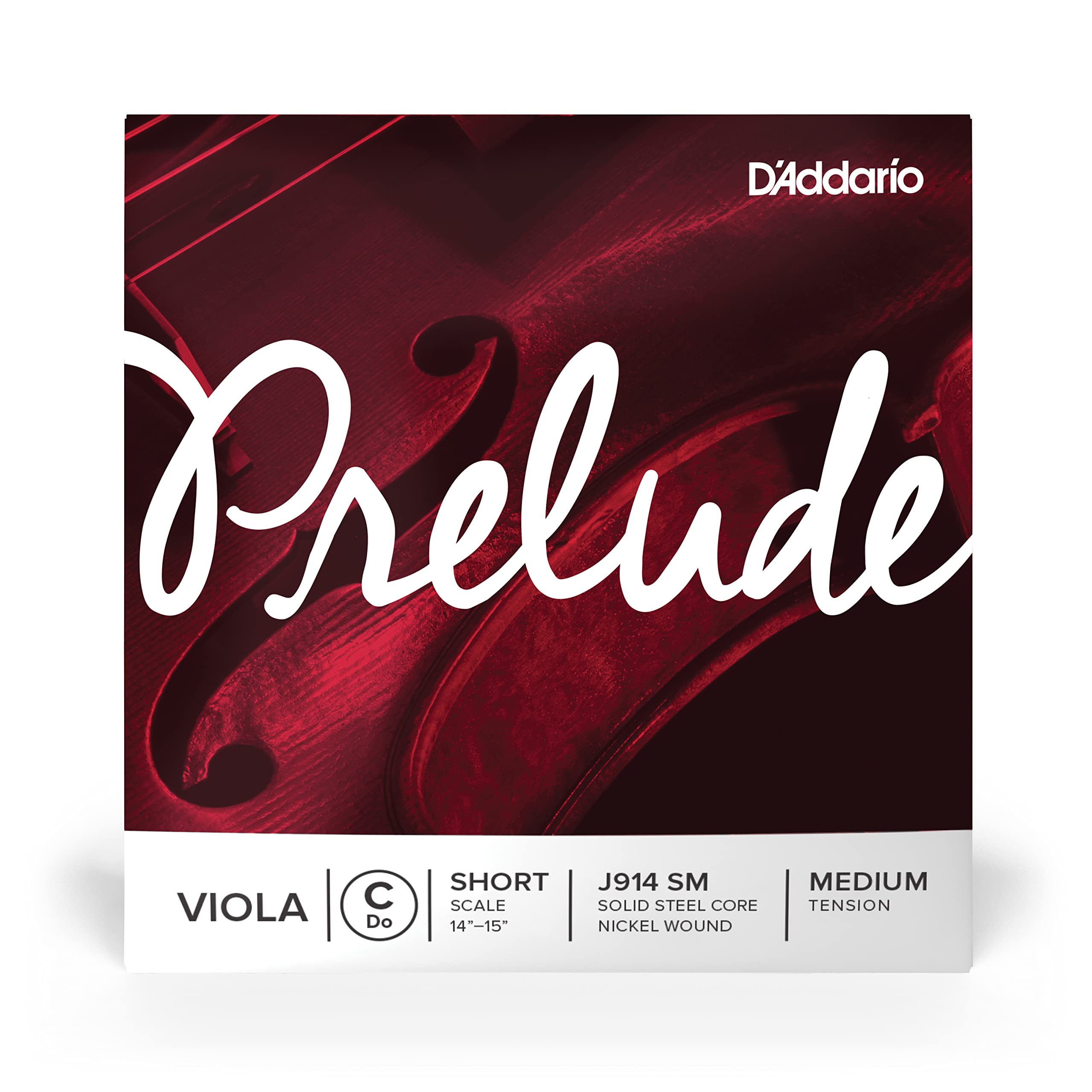DAddario Prelude Viola Single C String, Short Scale, Medium Tension