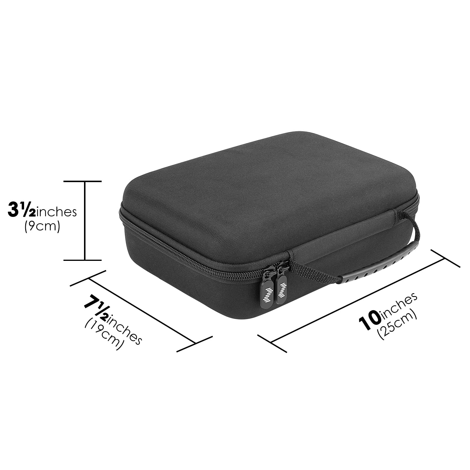 Musiin Premium velvet Hard Case Compatible with Zoom G1X Four case B1X A1X Guitar Bass Multi-Effects Processor Pedal cover(Black