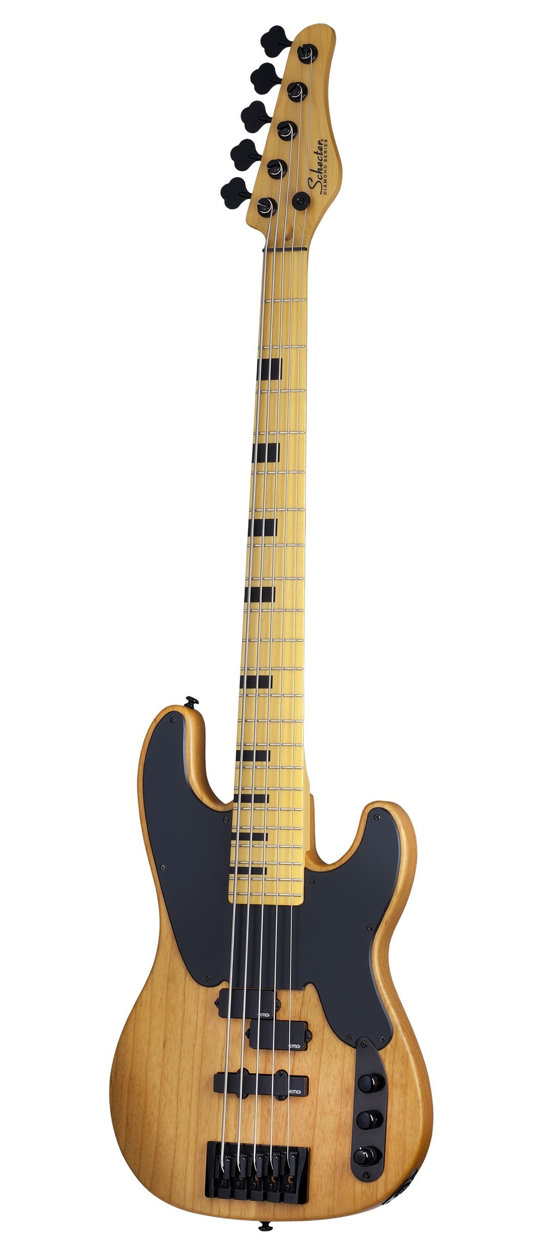 Schecter 2847 Model-T Session-5 5-String Bass Guitar, Ans