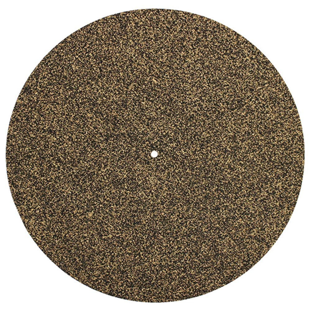 Turntable Slip Mat Rubber Cork - Anti Static 1/8 Thick Vinyl Record Player Slipmat by Record-Happy. A Basic and Defining Upgrade