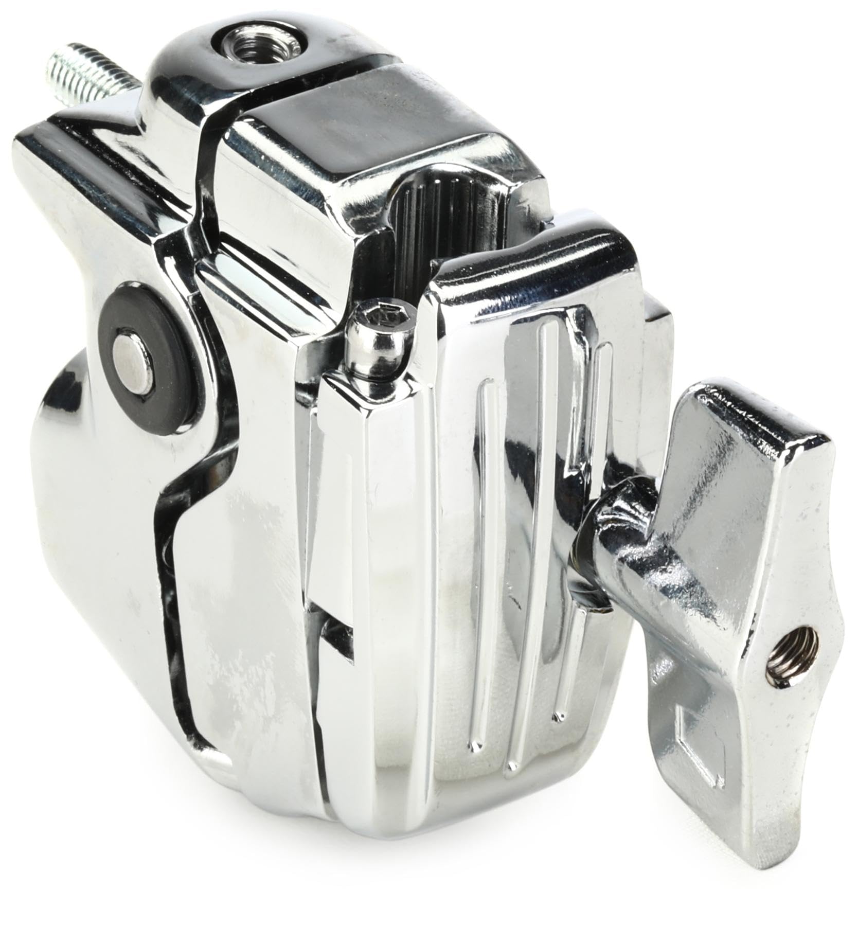 Ludwig LAPAM1 Atlas Single Mount Bracket Drum Set Mounting Hardware, Silver,Black