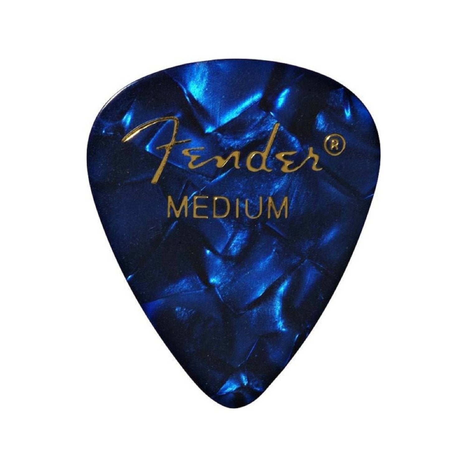 Fender Moto Style Guitar Picks, 12 Pack - Blue