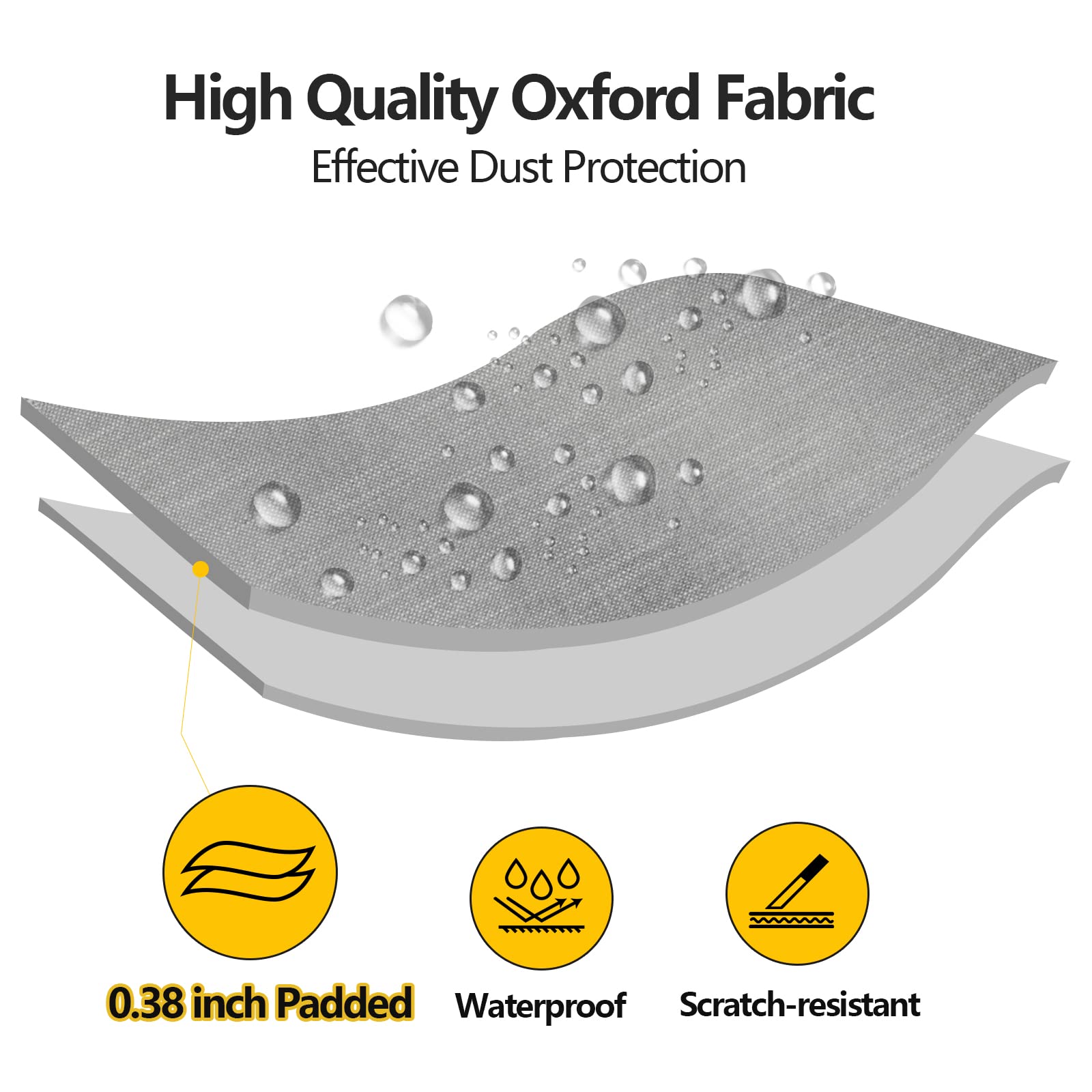 LETSROCK 39 Inch Electric Guitar Bag, Electric Guitar Case Gig Bag with 0.4 Inch Thick Padding Premium Dual Adjustable Shoulder