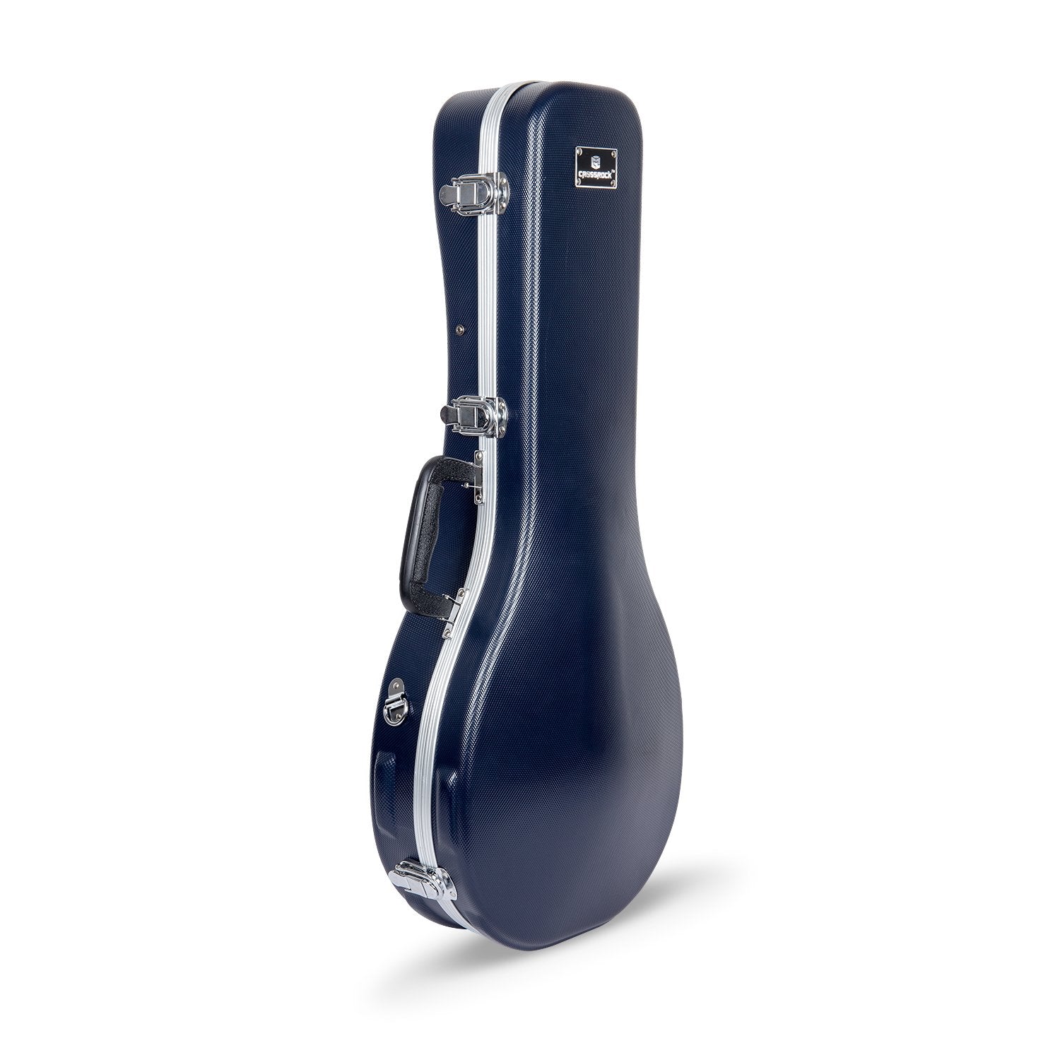 Crossrock A-style Mandolin Case with Backpack Straps, ABS Molded Hard-shell in Blue(CRA860MABL)