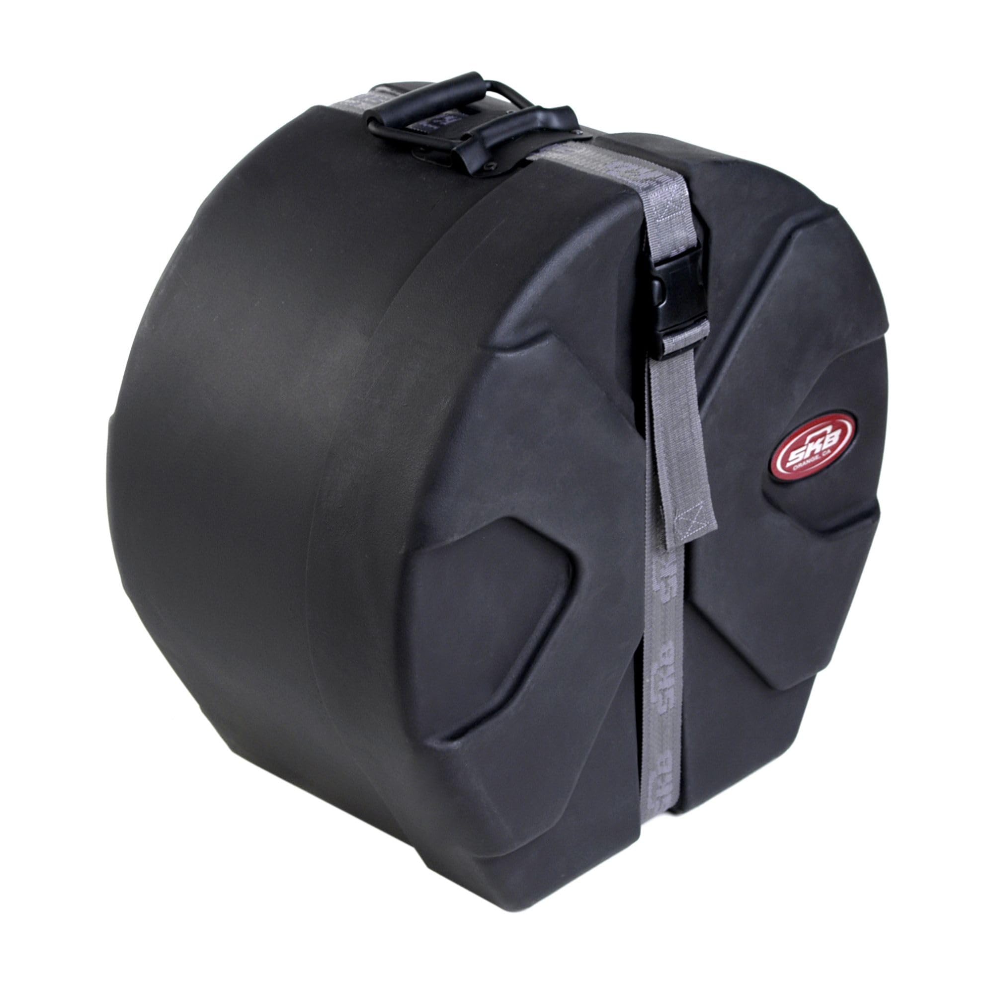 SKB Cases 8 x 14 Tom/Snare Case with Padded Interior, D-Shaped Drum Design, and Molded in Feet for Upright Positioning and Stabi