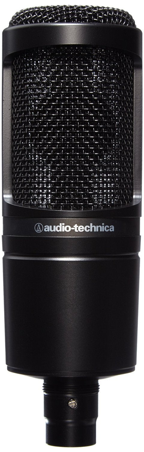 Audio-Technica AT2020 Cardioid Condenser Studio Microphone Bundle with Pop Filter