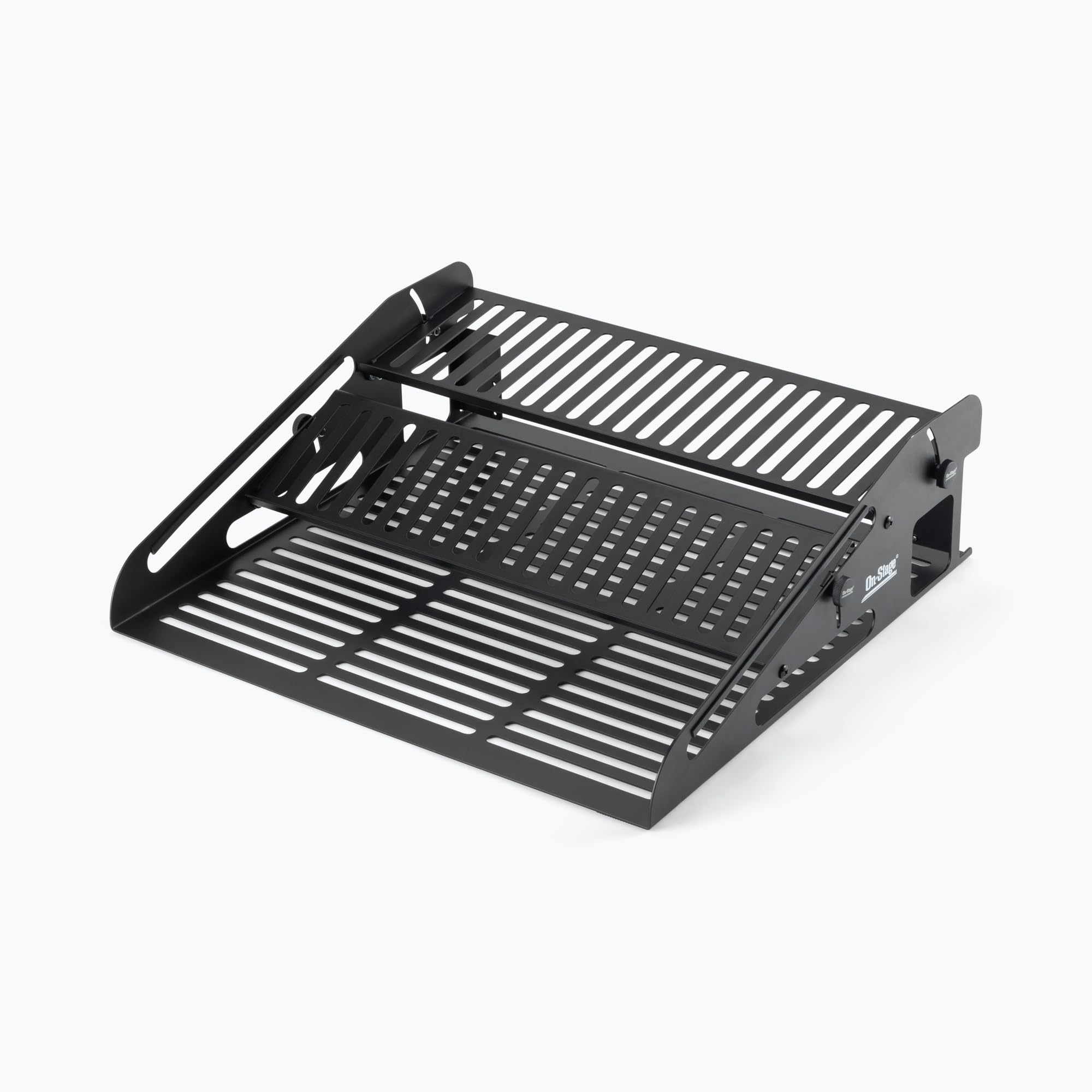 On-Stage SR5 Synth Rack (Desktop Keyboard Stand, Pedalboard, and Mini Rack, Three Tiers, Holds Mini Synths, Stompbox Effects, Dr