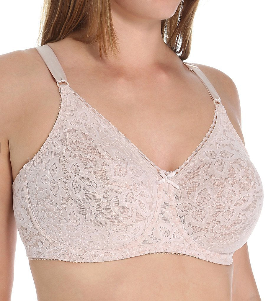 Bali Womens Lace And Smooth Underwire Bra, Rosewood, 36C