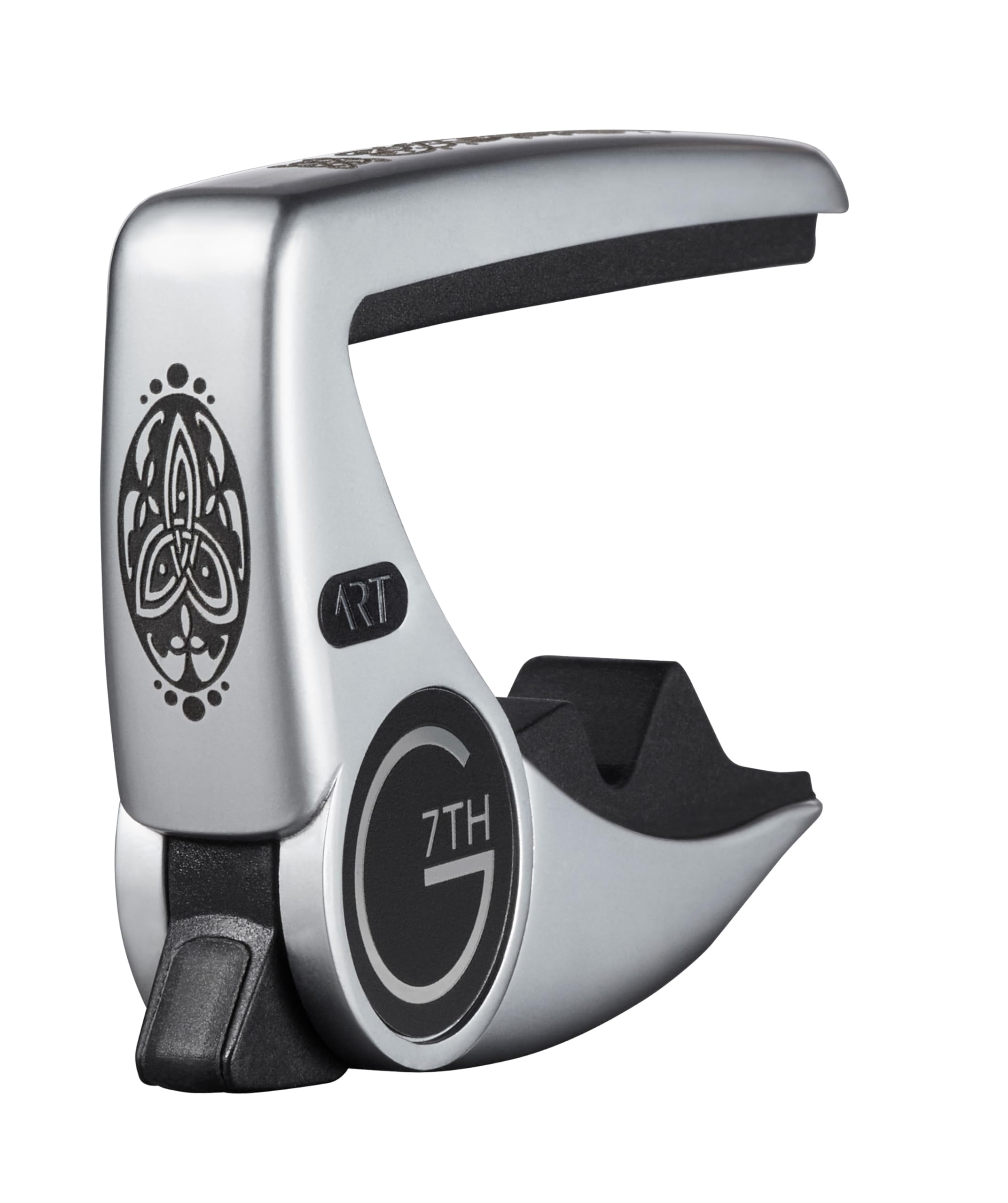 G7th Special Editions 6 String Guitar Capo, Ambidextrous, Silver, 63g/2.2oz. Low profile and non-intrusive (C81113)