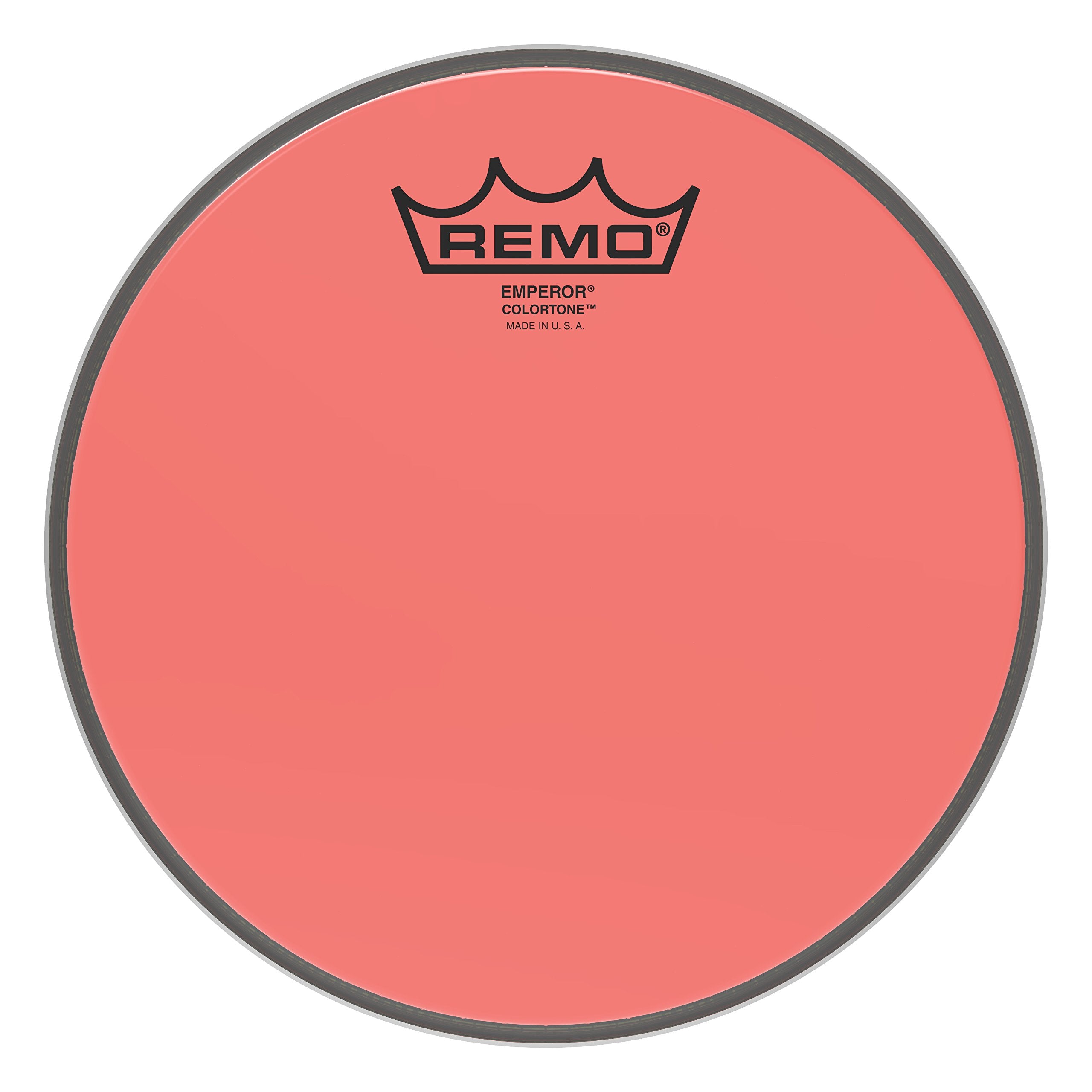 Remo Emperor Colortone Red Drumhead, 8