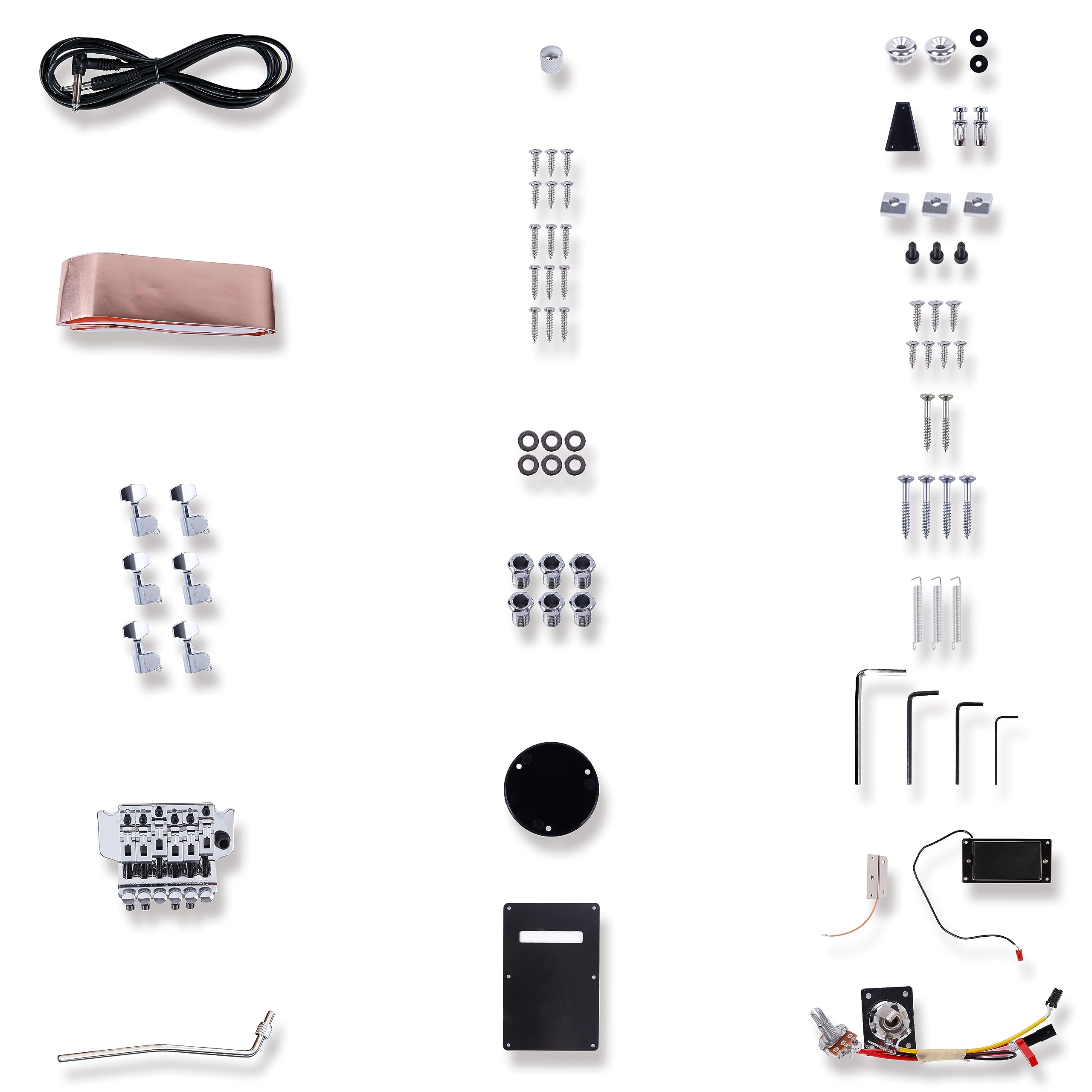 Leo Jaymz DIY TL Semi-Hollow Style Electric Guitar Kits with Mahogany Body and Maple Neck - Laurel Wood Fingerboard and All Comp