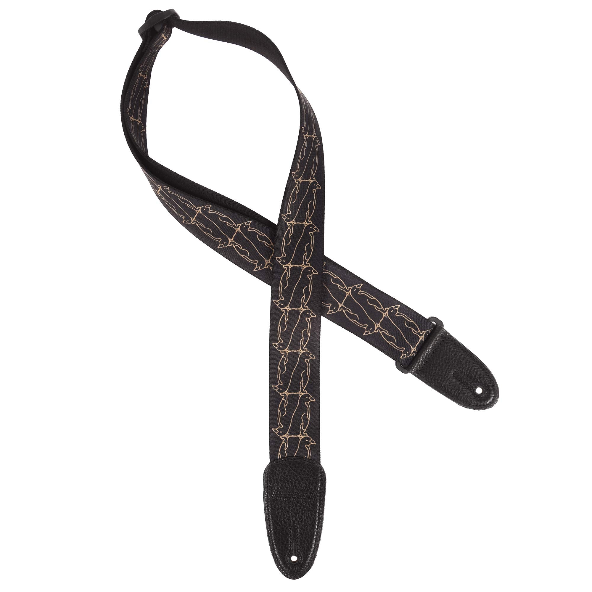 Gretsch Double Penguin Black/Gold Strap