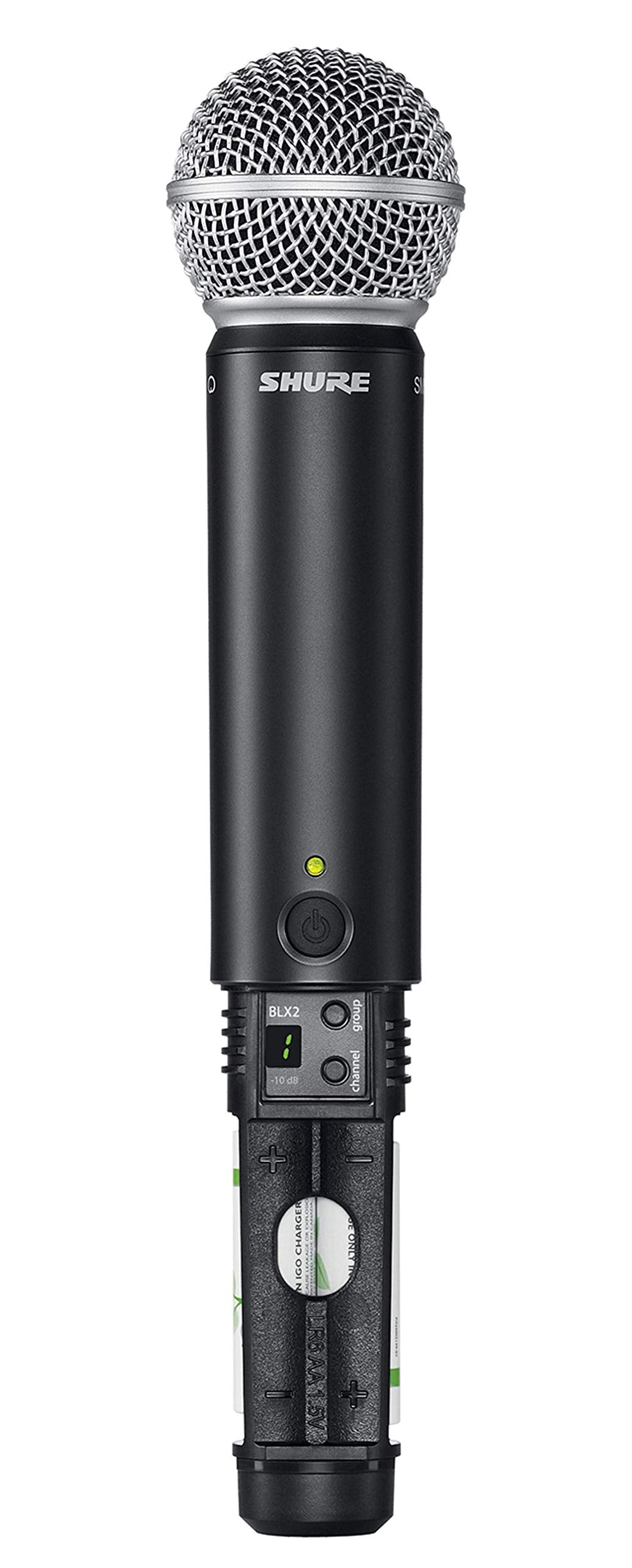 Shure BLX24/SM58 Wireless Microphone System with BLX4 Receiver and BLX2 Handheld Transmitter with SM58 Mic Capsule, the Industry