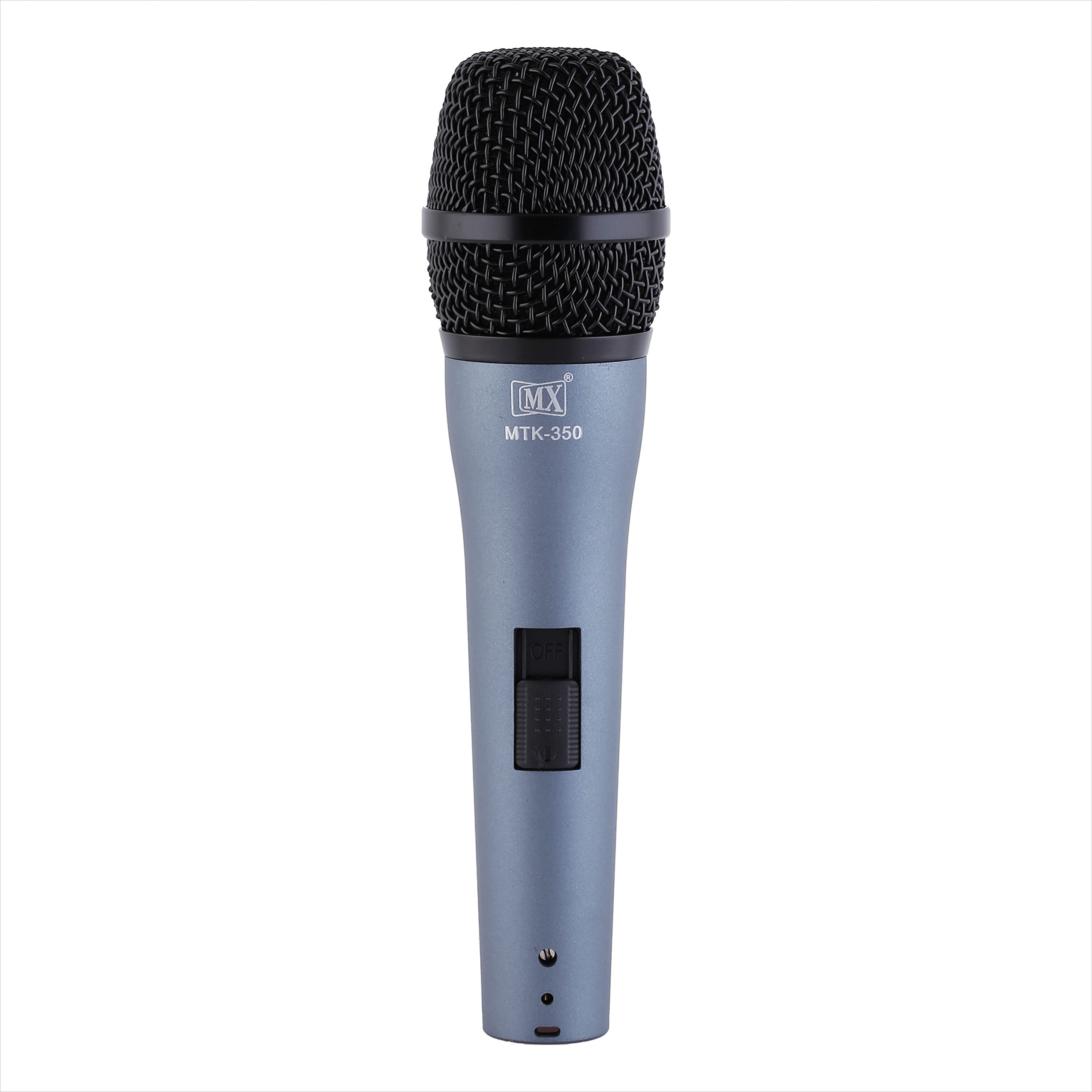 Mx Microphone Professional Cardioid Dynamic Vocal Mic Moving Coil 600 Impedance 80Hz-12Khz Frequency Response With On/Off Switch