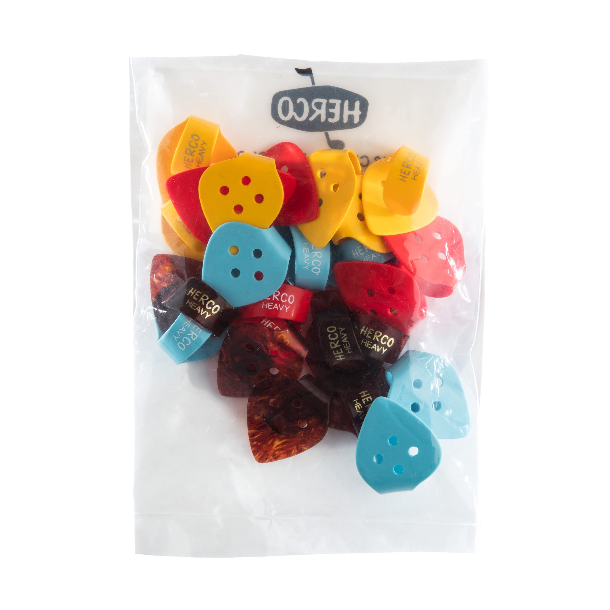 JIM DUNLOP HE113 Flat Thumbpicks, Heavy, 24/Bag