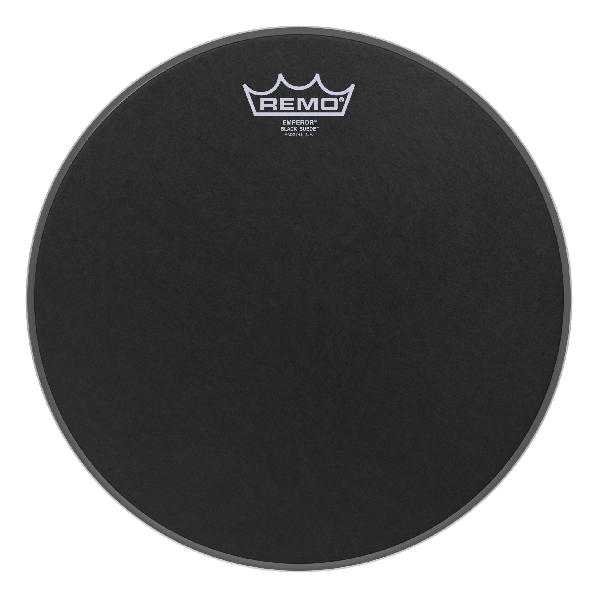 Remo Emperor Black Suede Drumhead, 12
