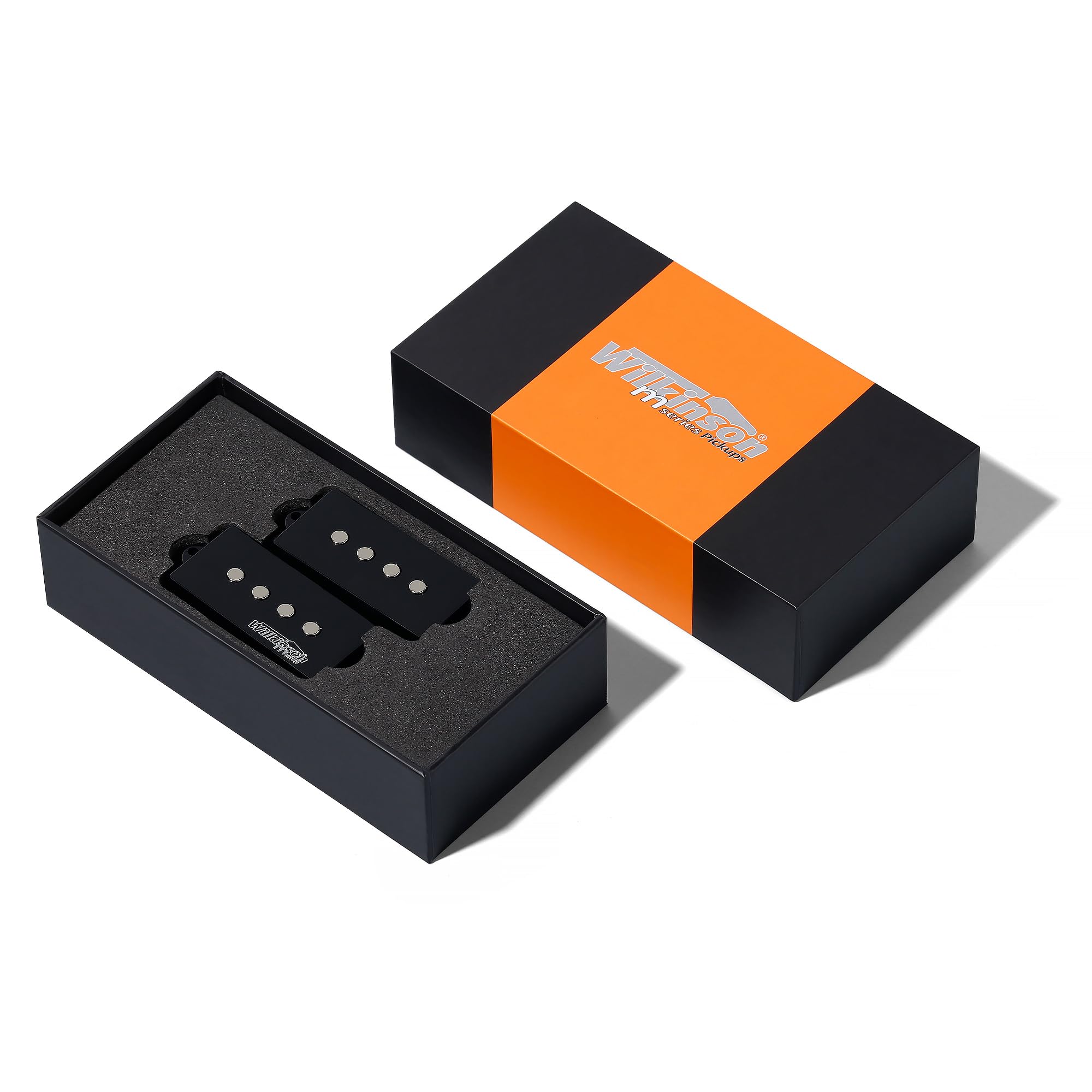 Wilkinson M Series WOPB Variable Gauss Ceramic Bass Humbucker Pickups Set for Precision Bass PB Style 4 Strings Electric Bass Gu