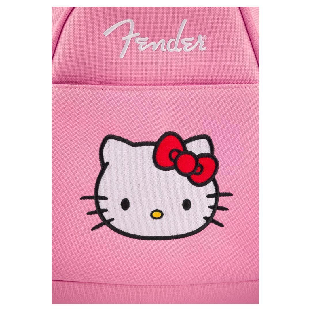 Fender Hello Kitty Electric Guitar Gig Bag, Guitar Case with 20mm padding and backpack straps, Pink