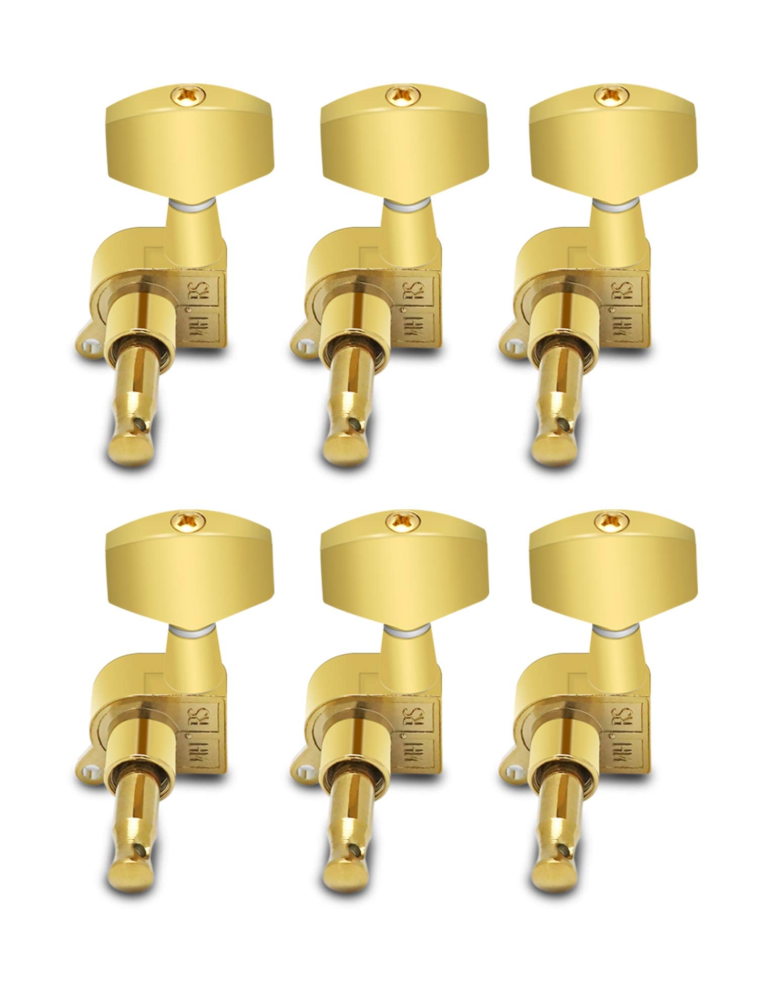Metallor Sealed String Tuning Pegs Tuning Keys Machines Heads Tuners 6 In Line Right Handed Electric Guitar Acoustic Guitar Part