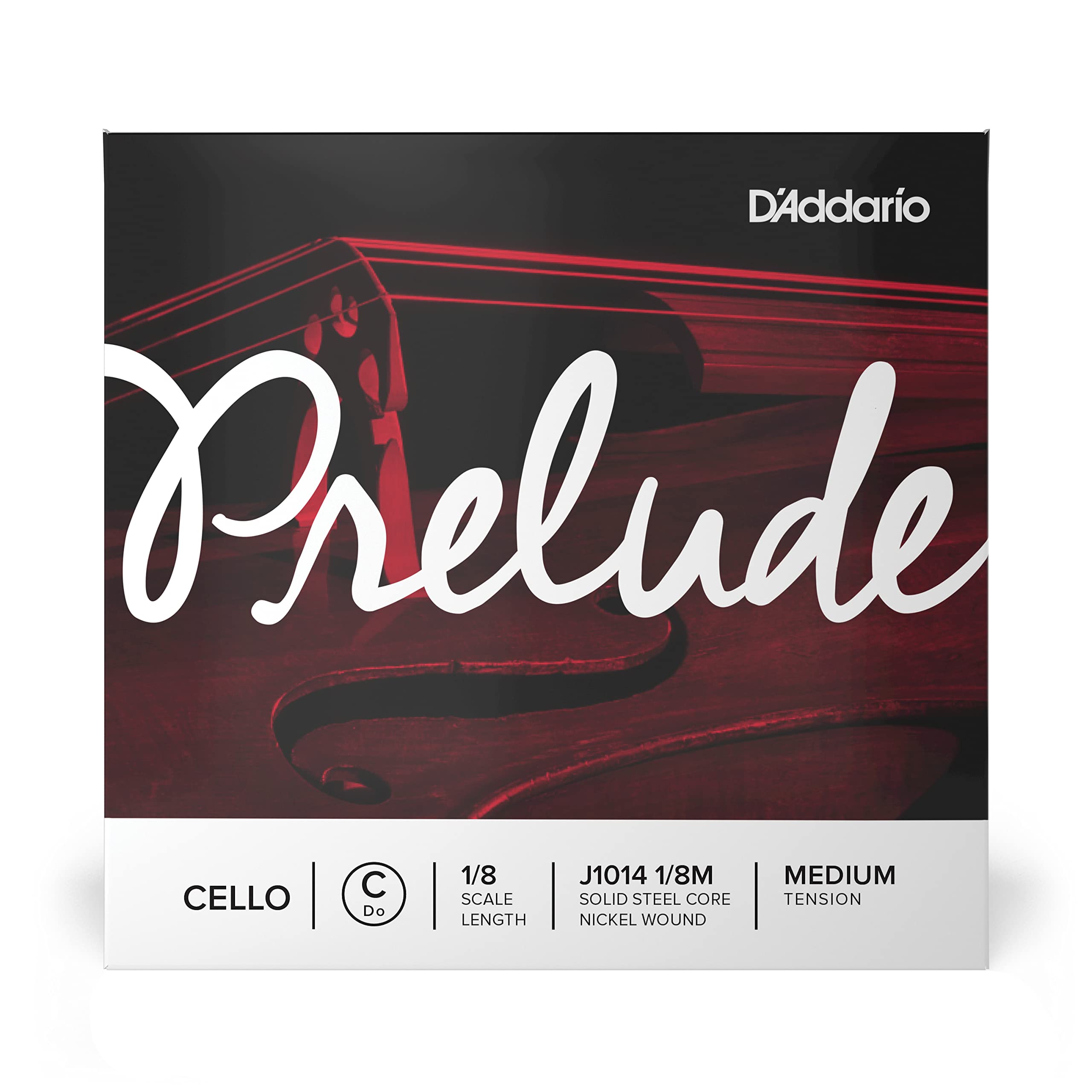 DAddario Prelude Cello Single C String, 1/8 Scale, Medium Tension