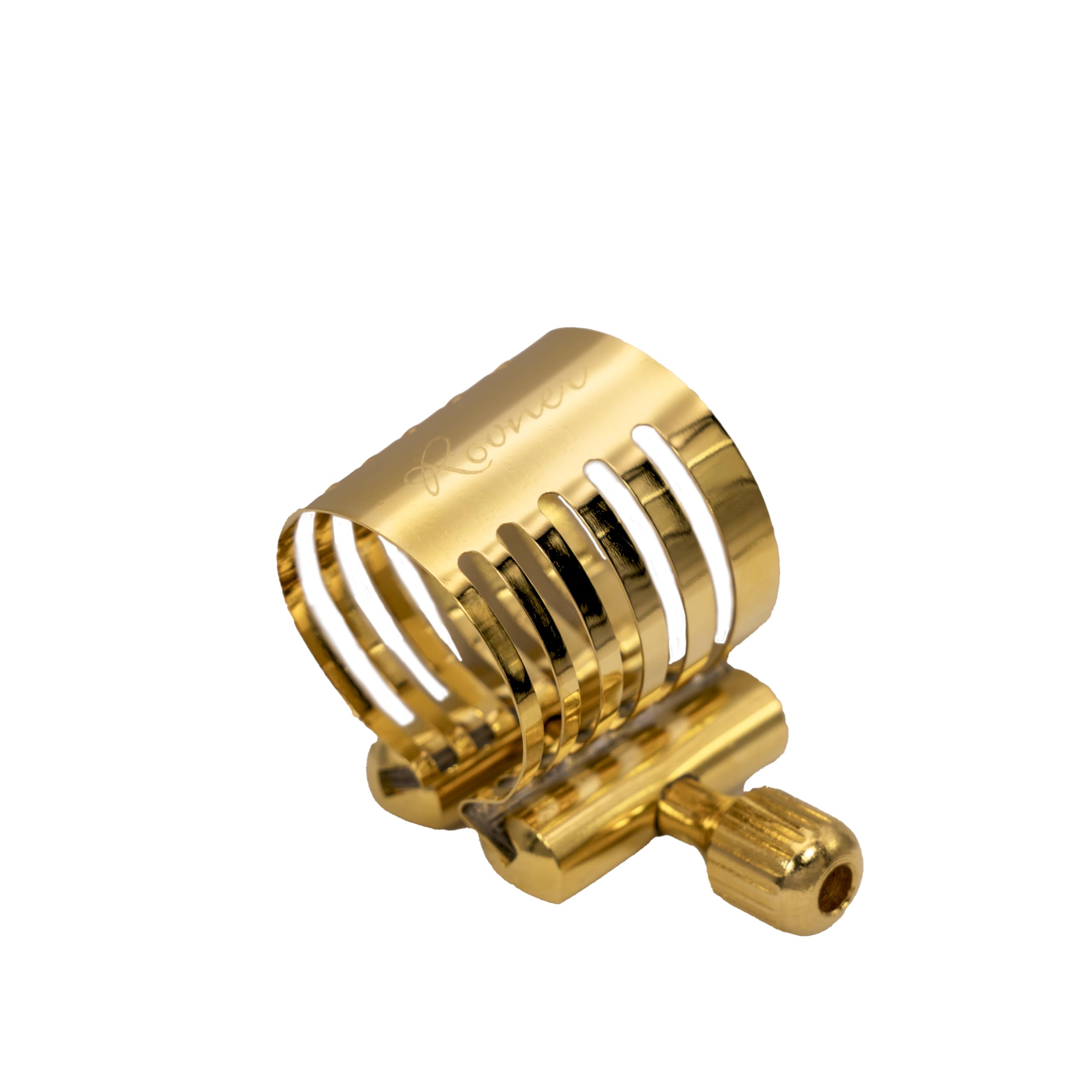 Rovner Ligature & Plastic Cap for Tenor Standard Saxophone - Platinum Gold Ligature for Metal Mouthpiece (PG-3ML)