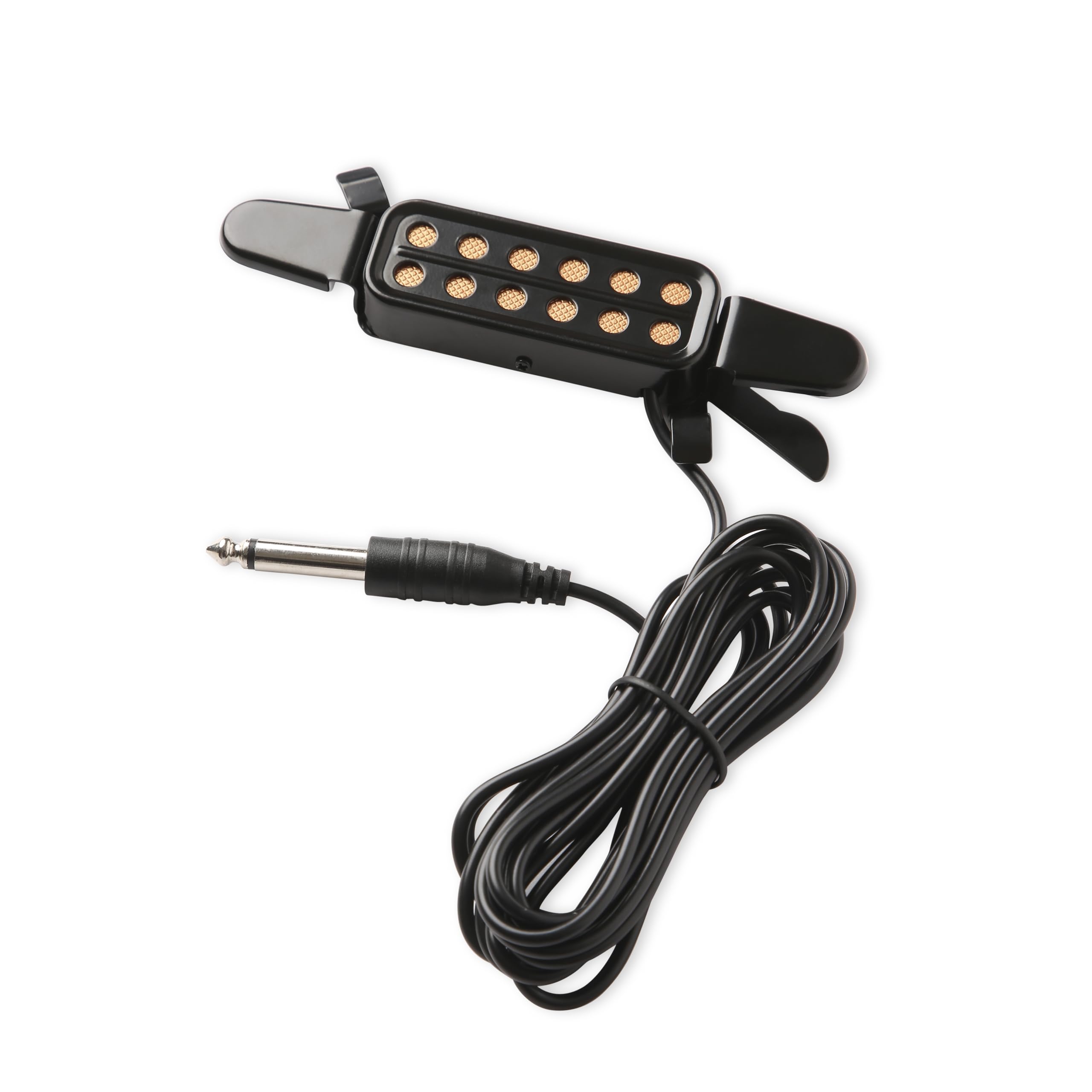 Juarez P-012 Acoustic Guitar Clip-On Pickup  12-Hole Acoustic Electric Transducer With 1/4 Connector & 9Ft Cable | Clip-On Pic