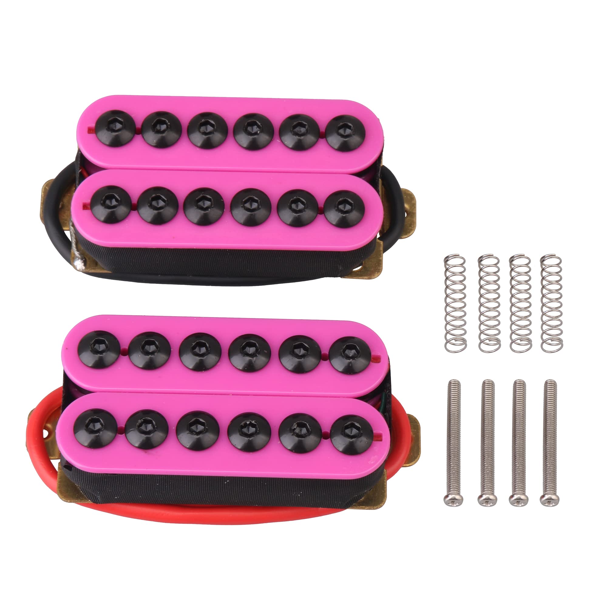 Bqlzr Purple High Output Invader Humbucker Ceramic Magnet Electric Guitar Neck Bridge Pickup Set