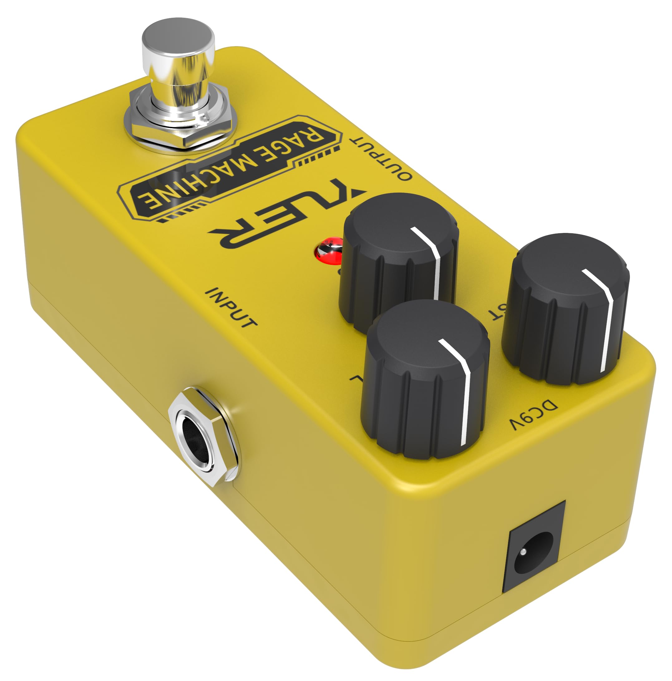 Rage Machine,Guitar Pedal,Electric Guitar Effects Pedal for Guitars and Bass Effect Pedals Mini Single Type DC 9V True Bypass