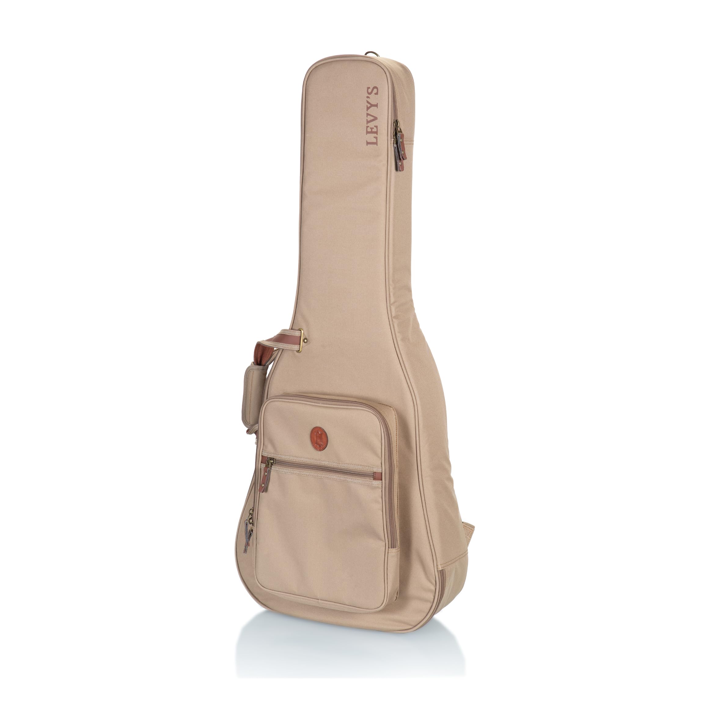 Levy's Deluxe Gig Bag for Classical Guitars - Tan / Tan