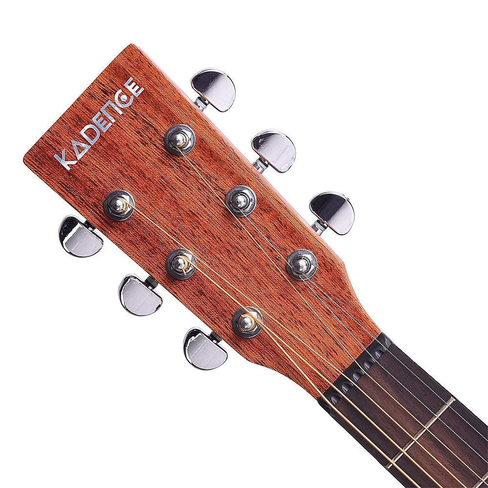 Kadence Acoustica Series Acoustic Electric Guitar - Electric Acoustic Guitar (Ash Wood) - Semi Acoustic Guitar with Pickup & Inb