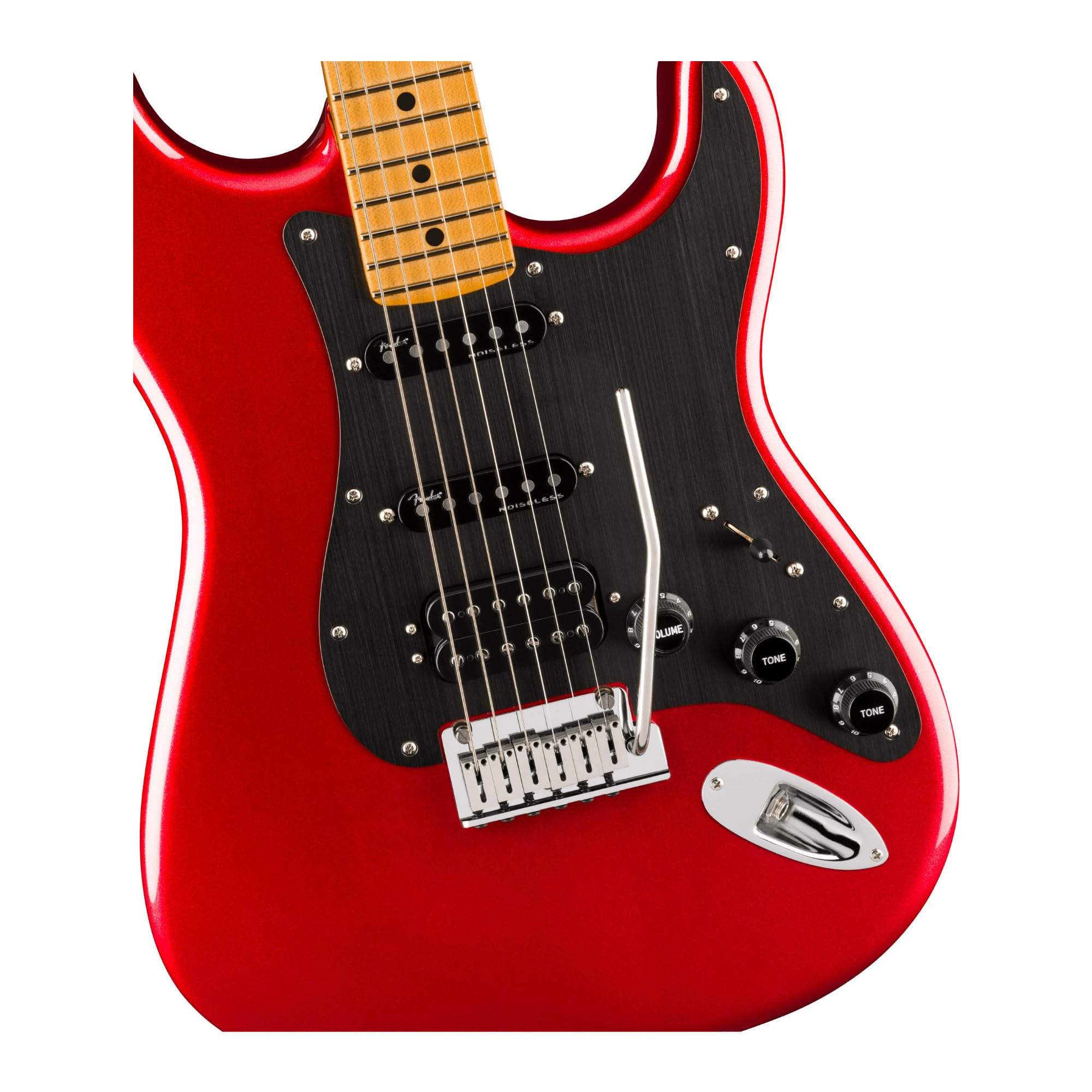 Fender American Ultra II Stratocaster HSS Electric Guitar - Sinister Red, Maple Fingerboard