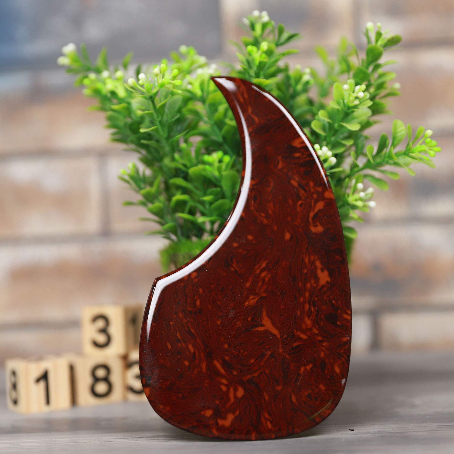 Vencetmat Acoustic Guitar Pick Guard for Most Martin - Elegant Coffee