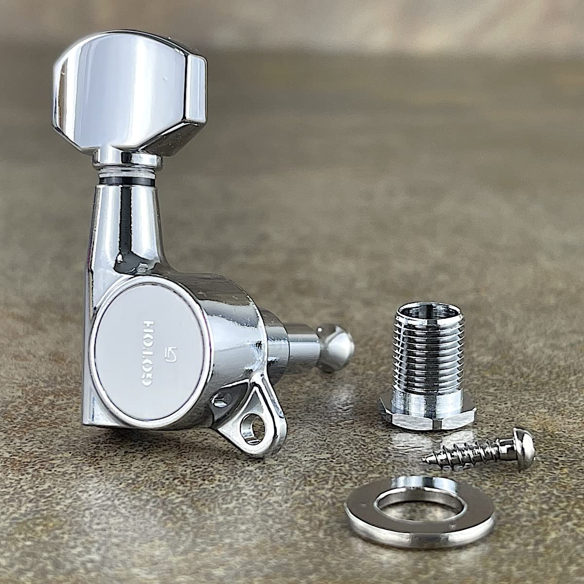 Gotoh Schaller-style Knob Chrome Tuners (6-in-a-line)