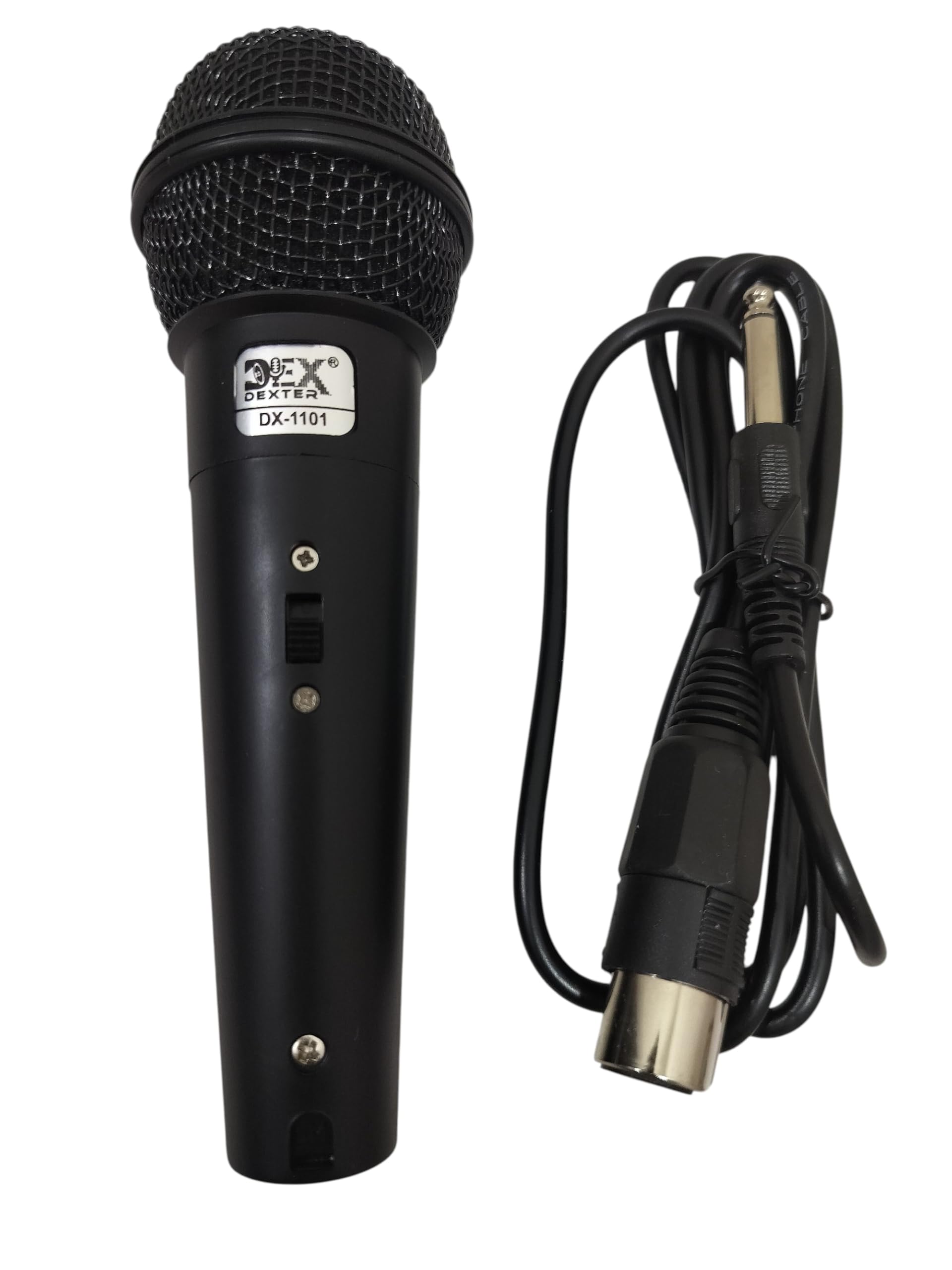Dx-1103 Professional Dynamic Microphone, Black, With Cable, For Singing And Stage Performance