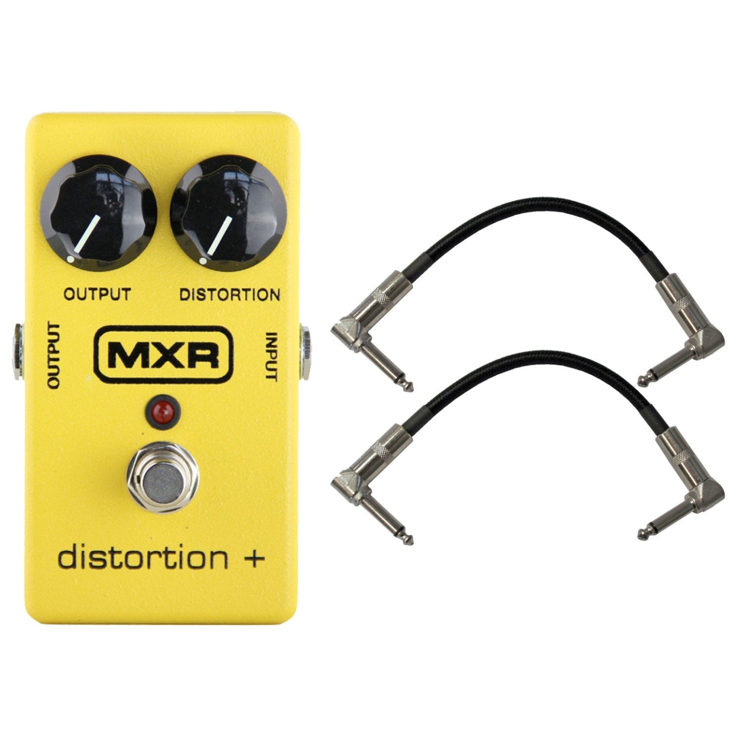 Mxr M104 Distortion Pedal W/ Patch Cables