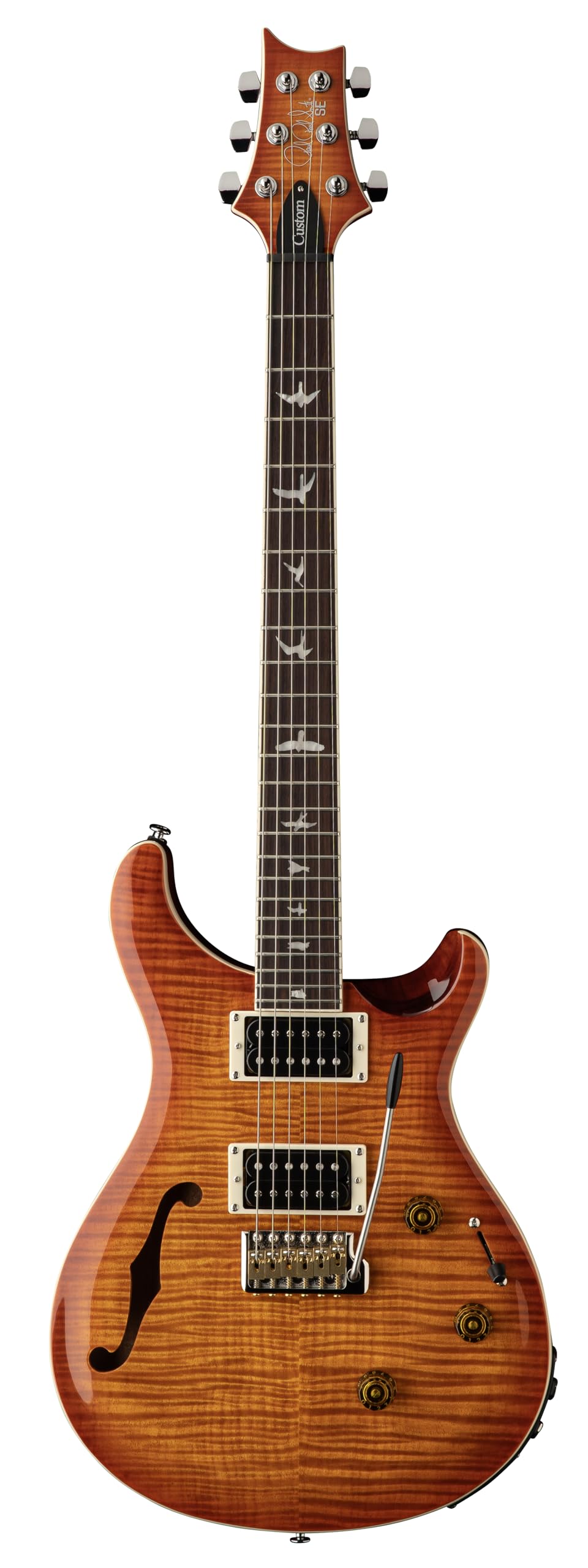 PRS SE Custom 24 Semi-Hollow Piezo, Vintage Sunburst